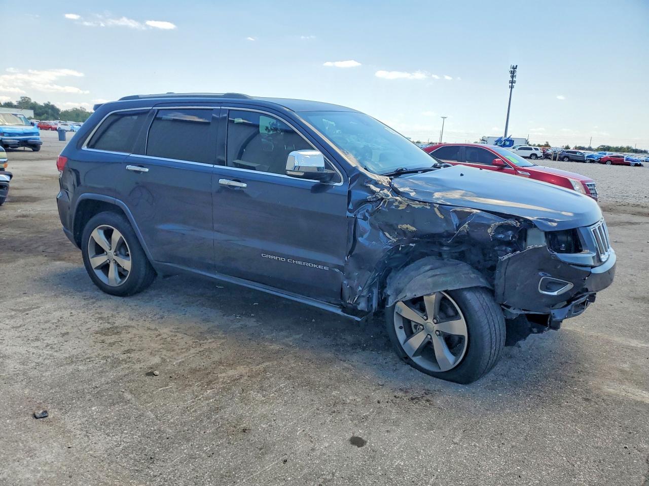 2015 Jeep Grand Cherokee Limited Blue vin: 1C4RJFBG8FC814888