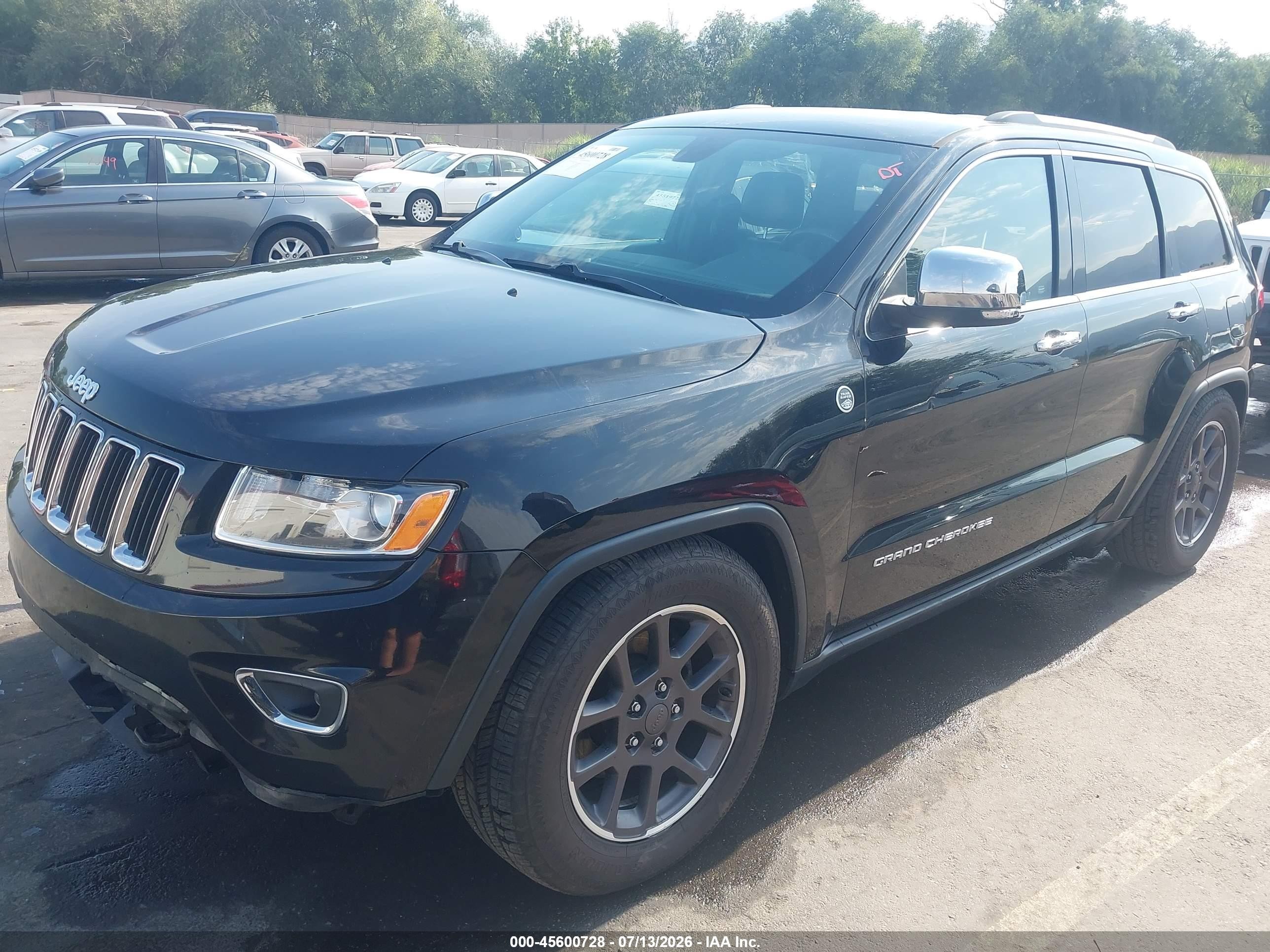 2015 Jeep Grand Cherokee Limited Black vin: 1C4RJFBG8FC828628