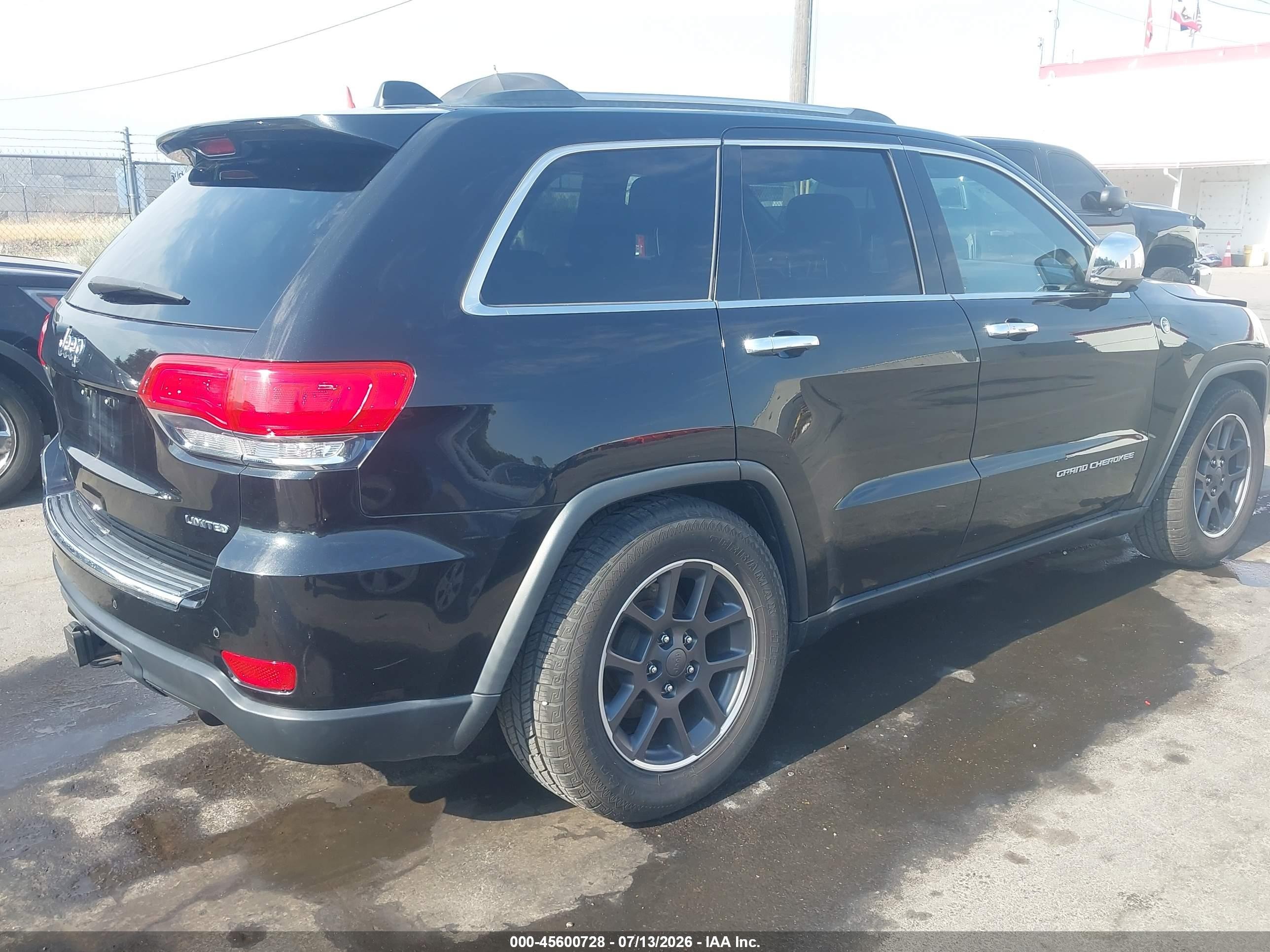 2015 Jeep Grand Cherokee Limited Black vin: 1C4RJFBG8FC828628