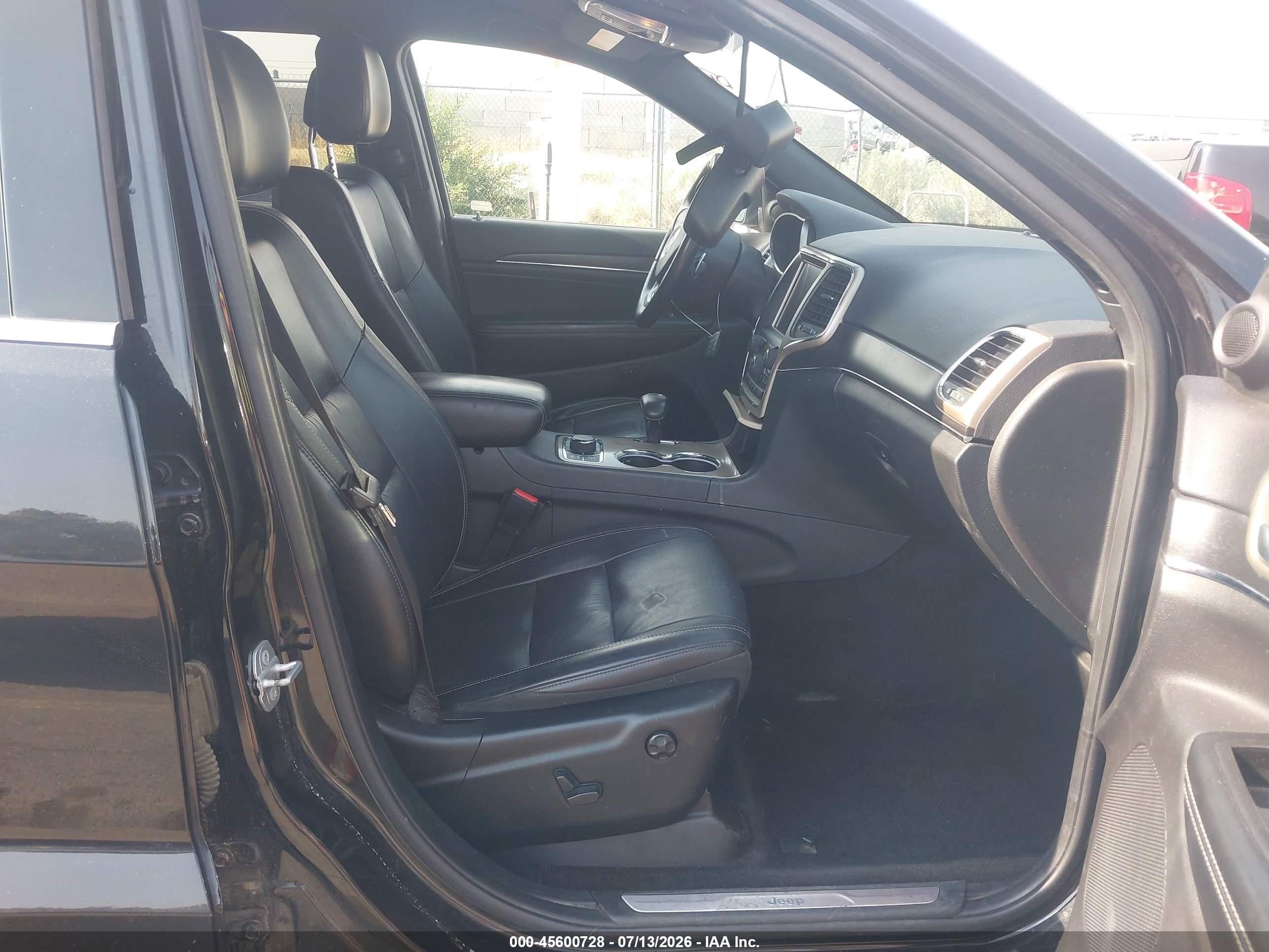 2015 Jeep Grand Cherokee Limited Black vin: 1C4RJFBG8FC828628