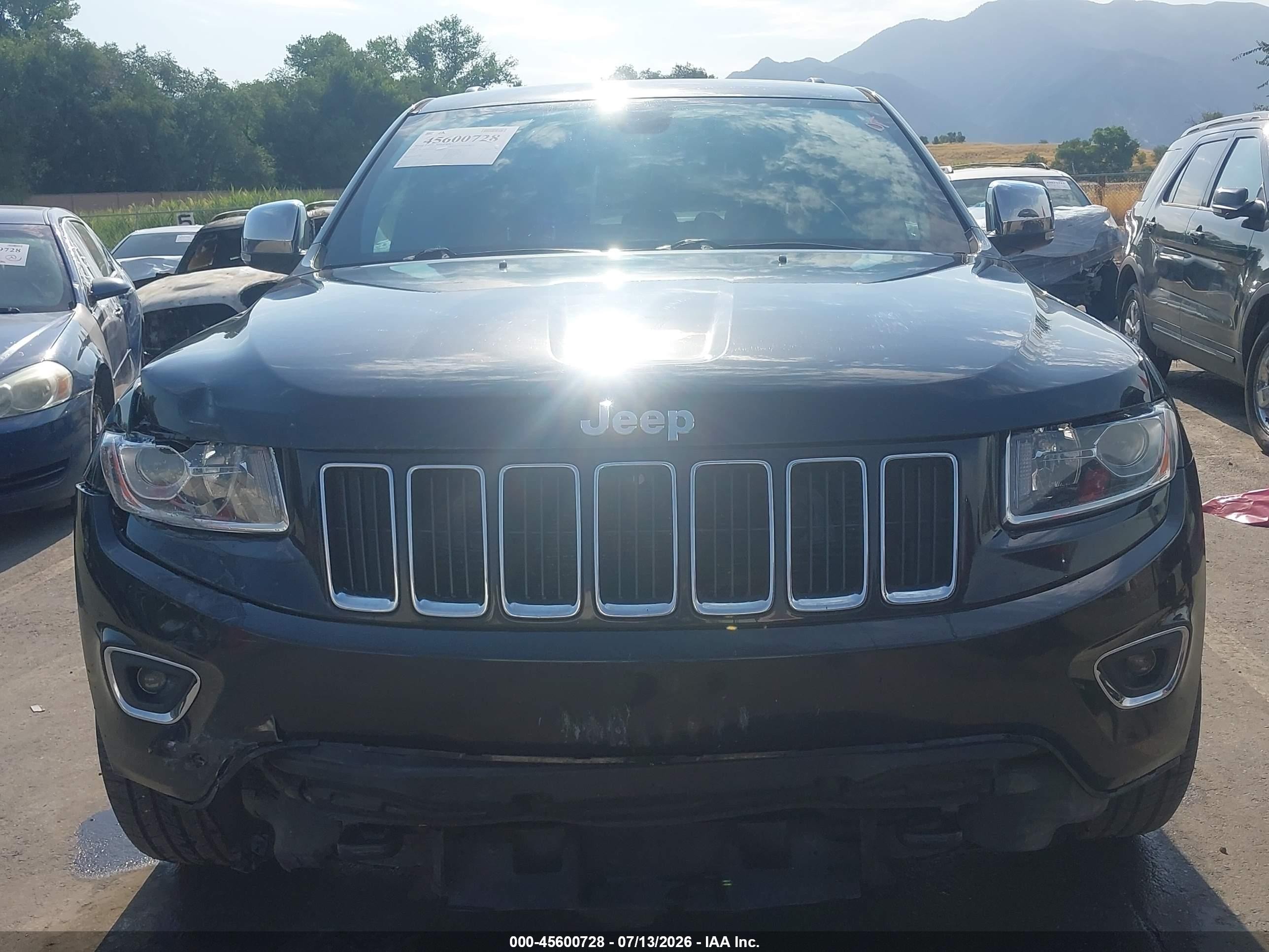 2015 Jeep Grand Cherokee Limited Black vin: 1C4RJFBG8FC828628