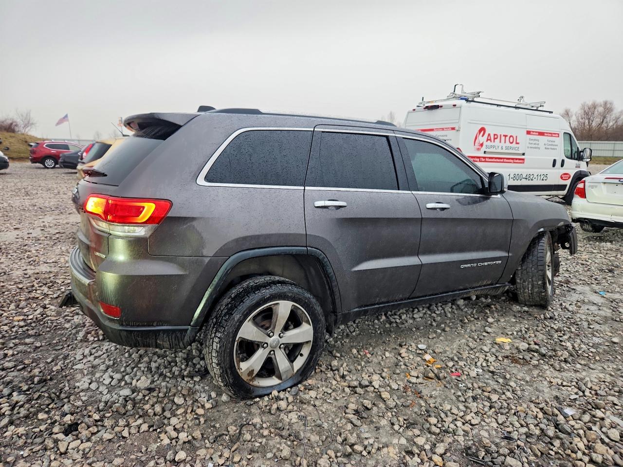 2015 Jeep Grand Cherokee Limited Gray vin: 1C4RJFBG8FC840200
