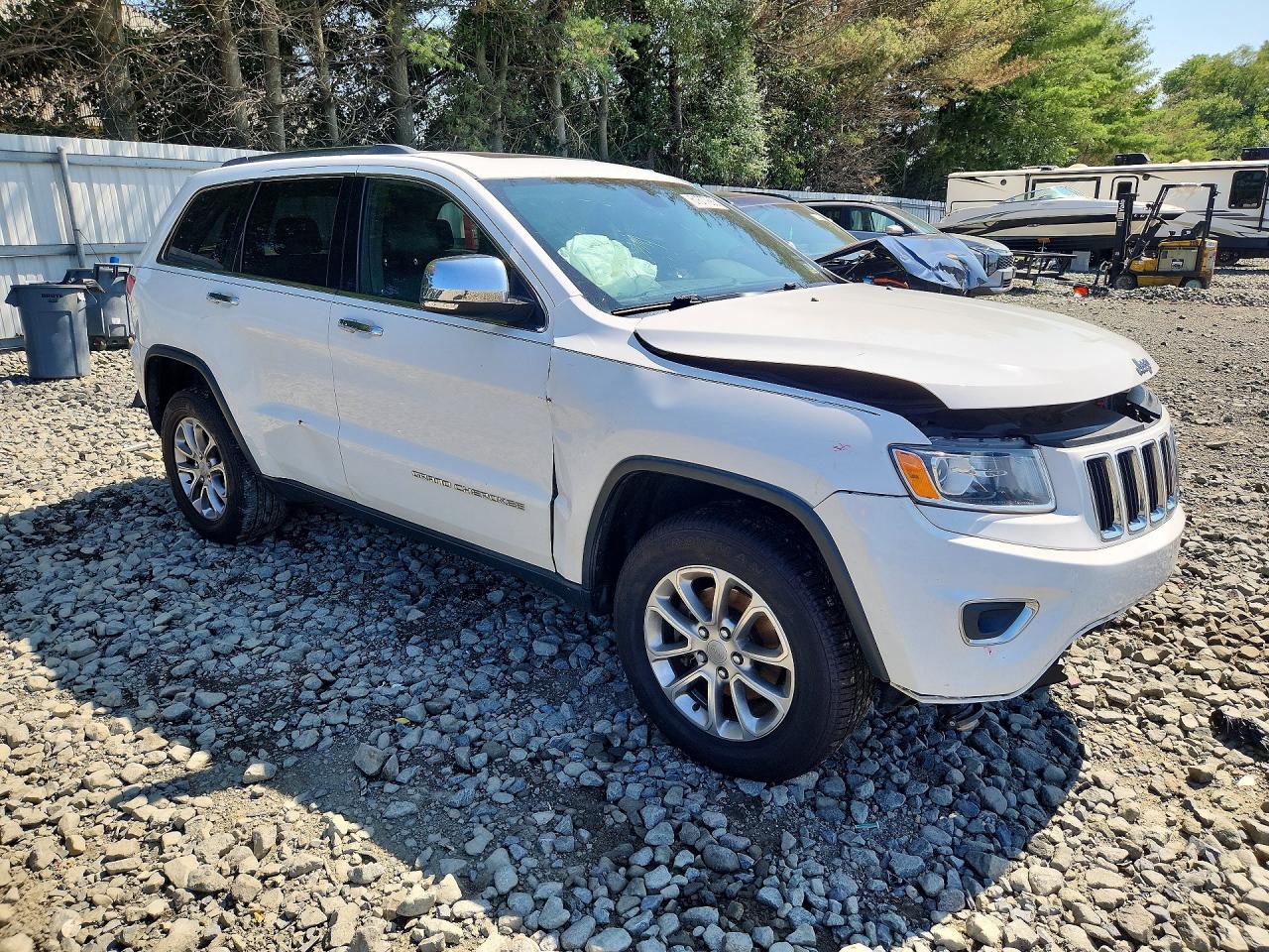 2015 Jeep Grand Cherokee Limited Белый vin: 1C4RJFBG8FC845753