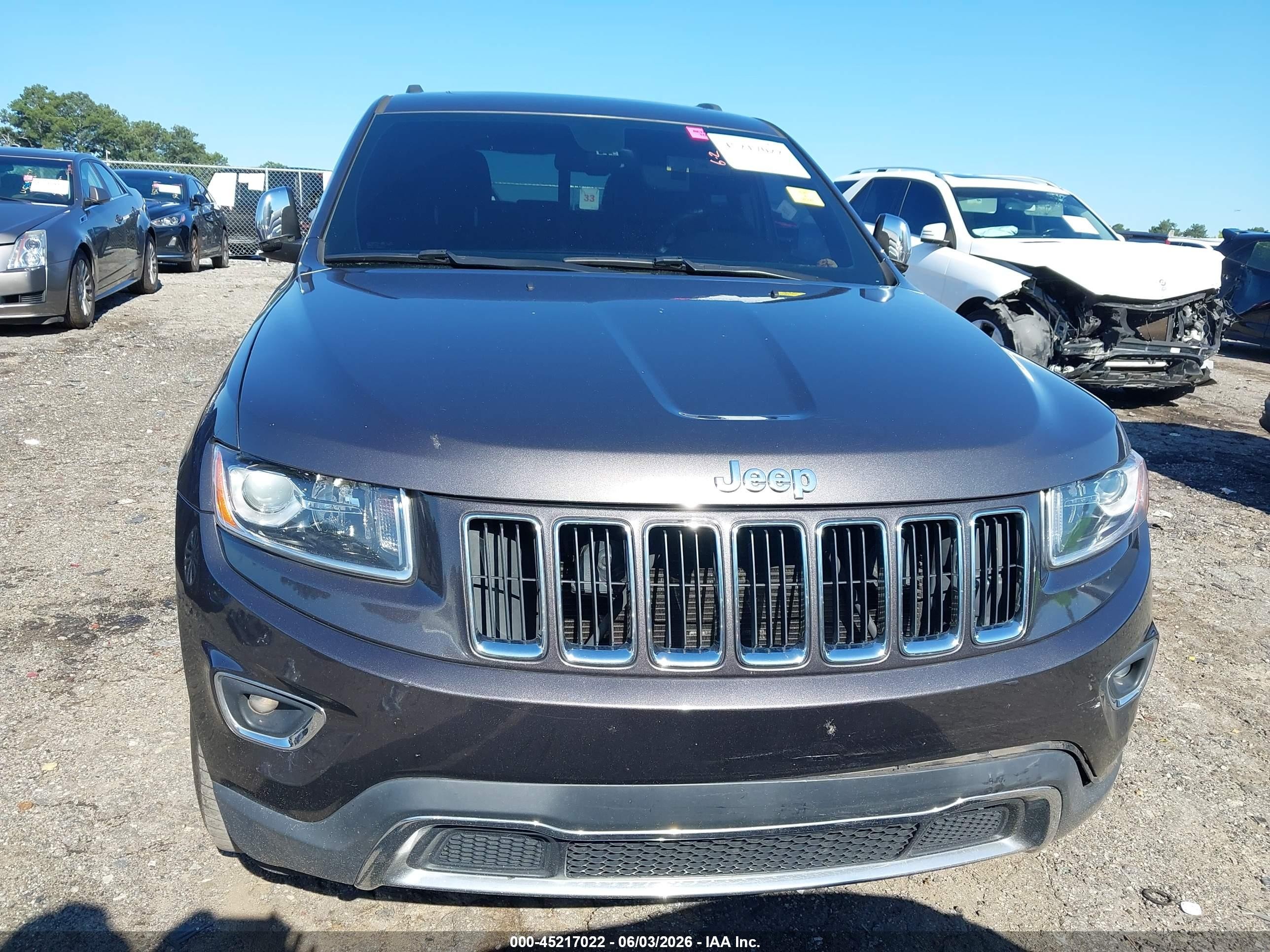 2015 Jeep Grand Cherokee Limited Черный vin: 1C4RJFBG8FC853318