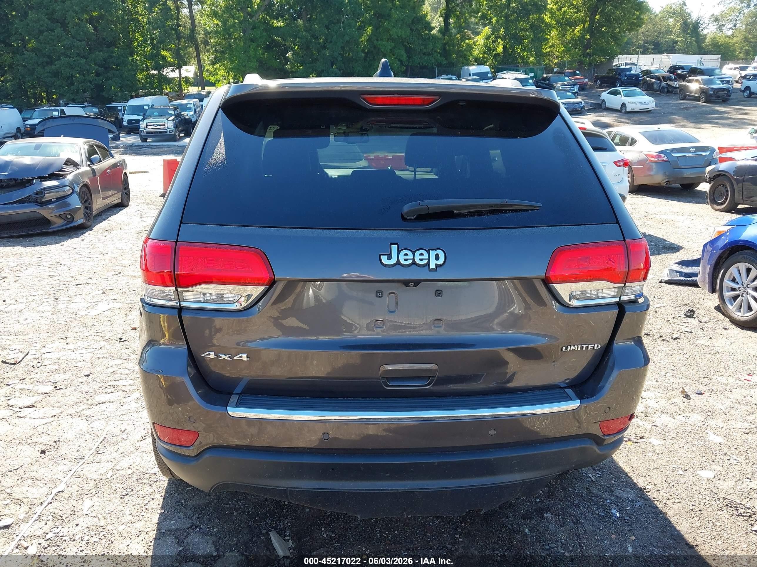 2015 Jeep Grand Cherokee Limited Черный vin: 1C4RJFBG8FC853318