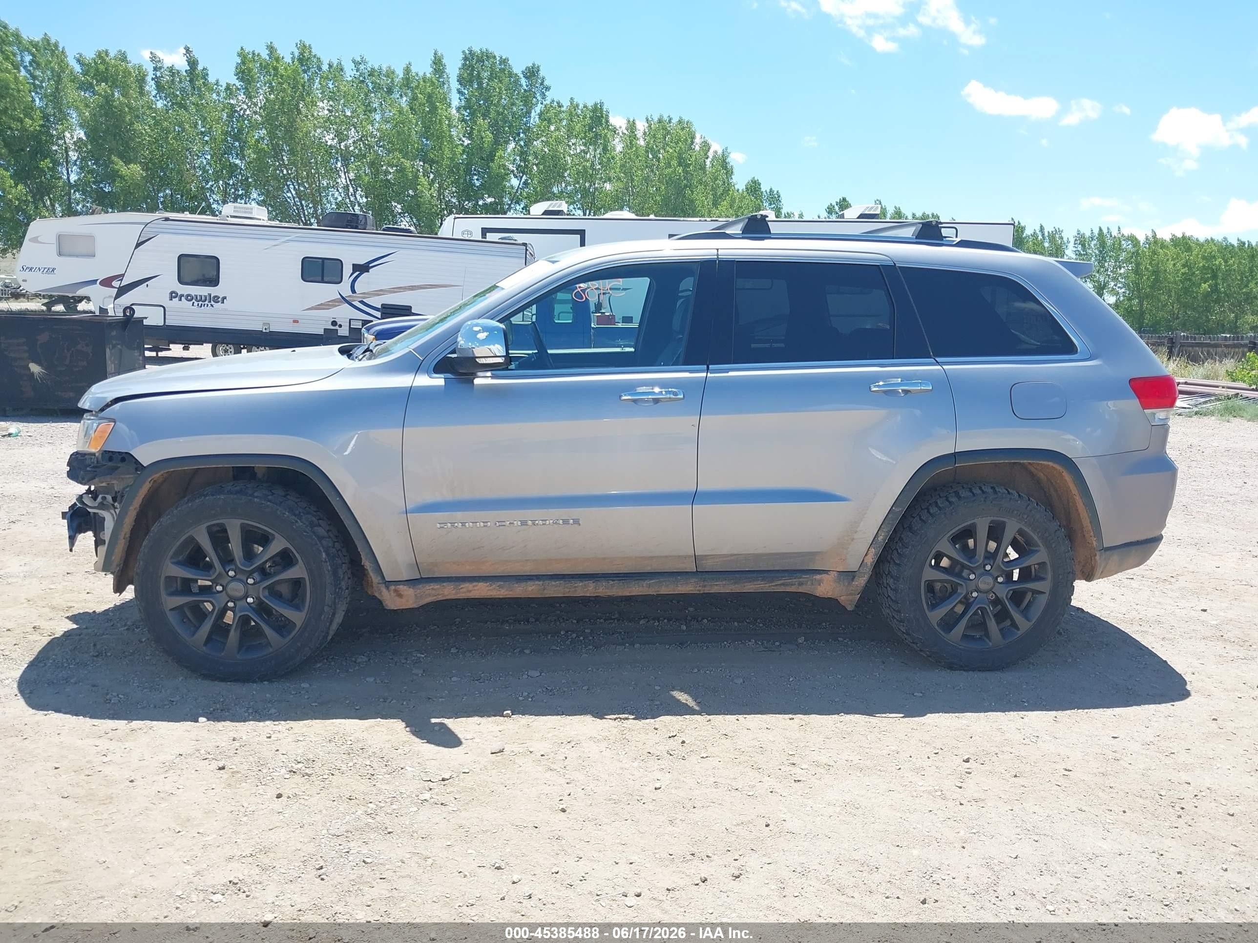 2015 Jeep Grand Cherokee Limited Silver vin: 1C4RJFBG8FC865792