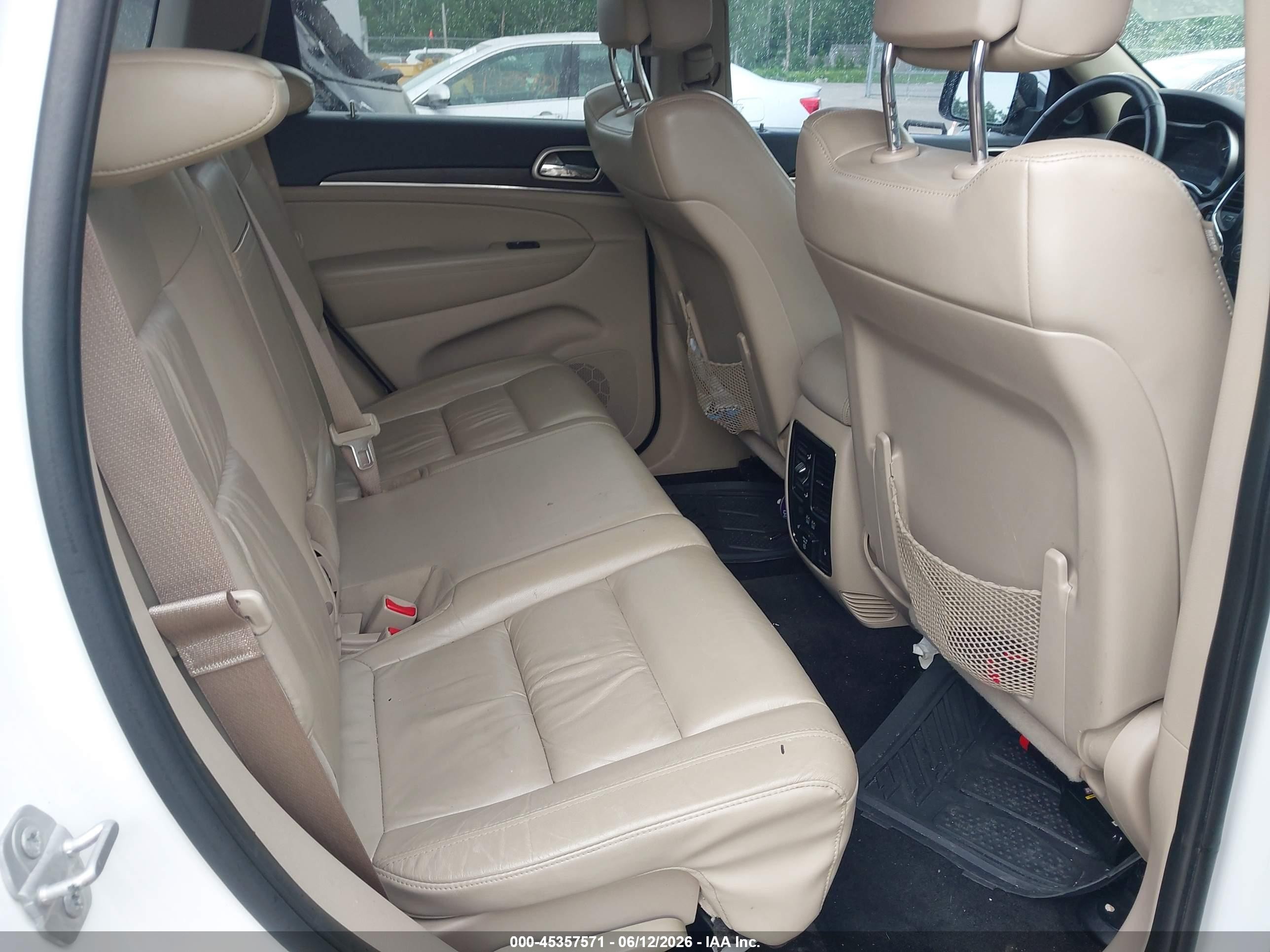 2015 Jeep Grand Cherokee Limited White vin: 1C4RJFBG8FC905479