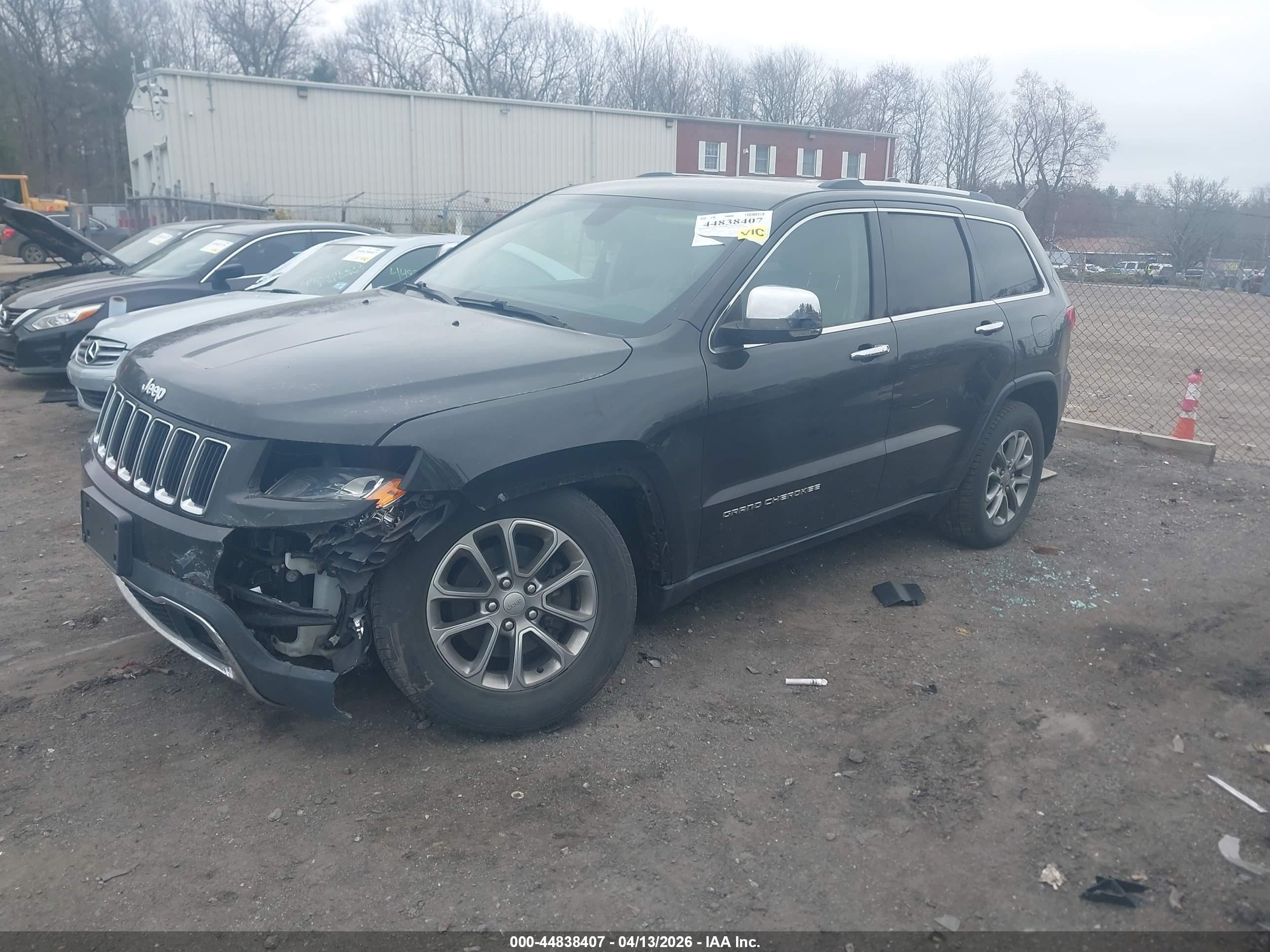 2015 Jeep Grand Cherokee Limited Black vin: 1C4RJFBG8FC905482
