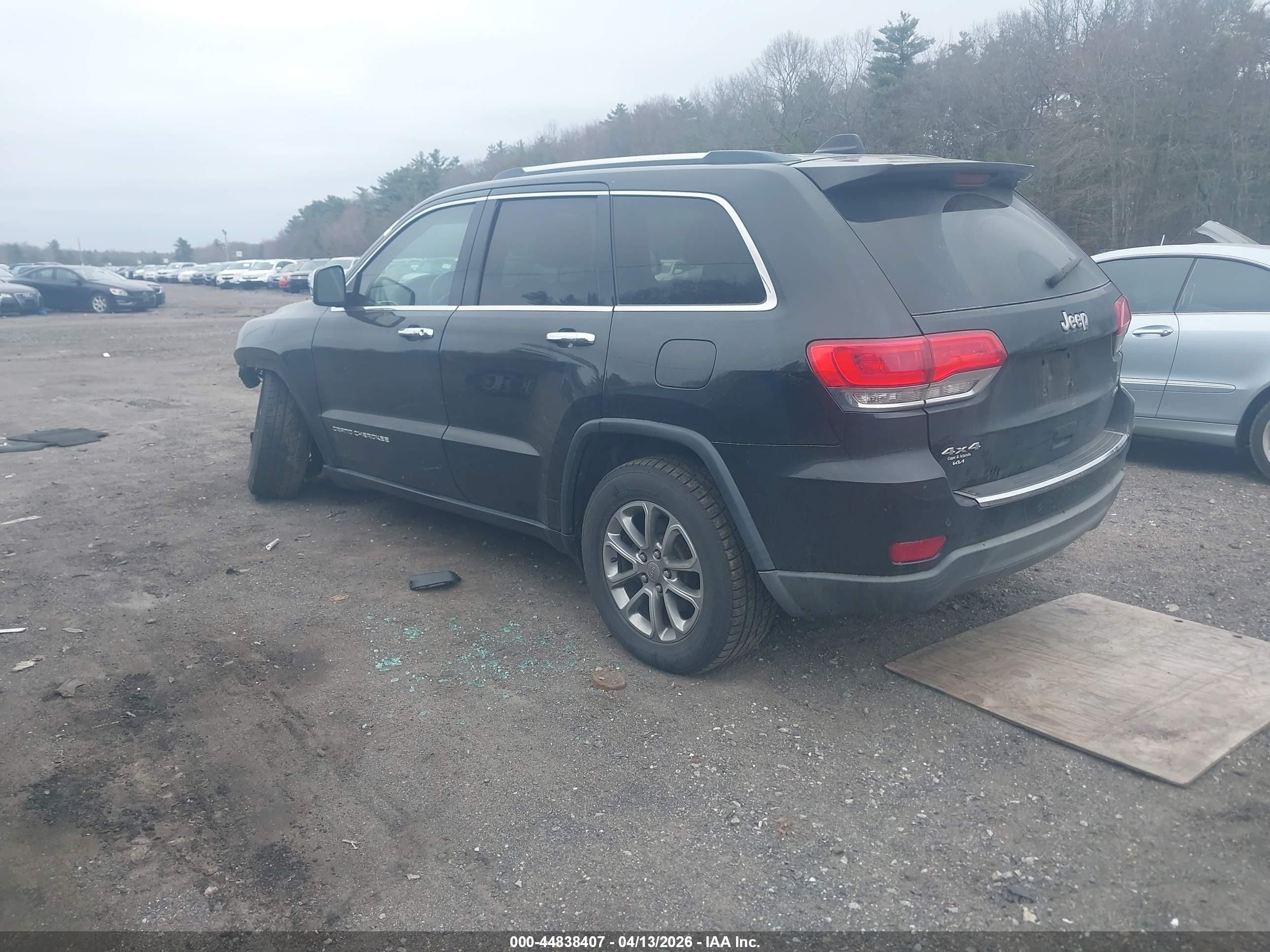 2015 Jeep Grand Cherokee Limited Black vin: 1C4RJFBG8FC905482