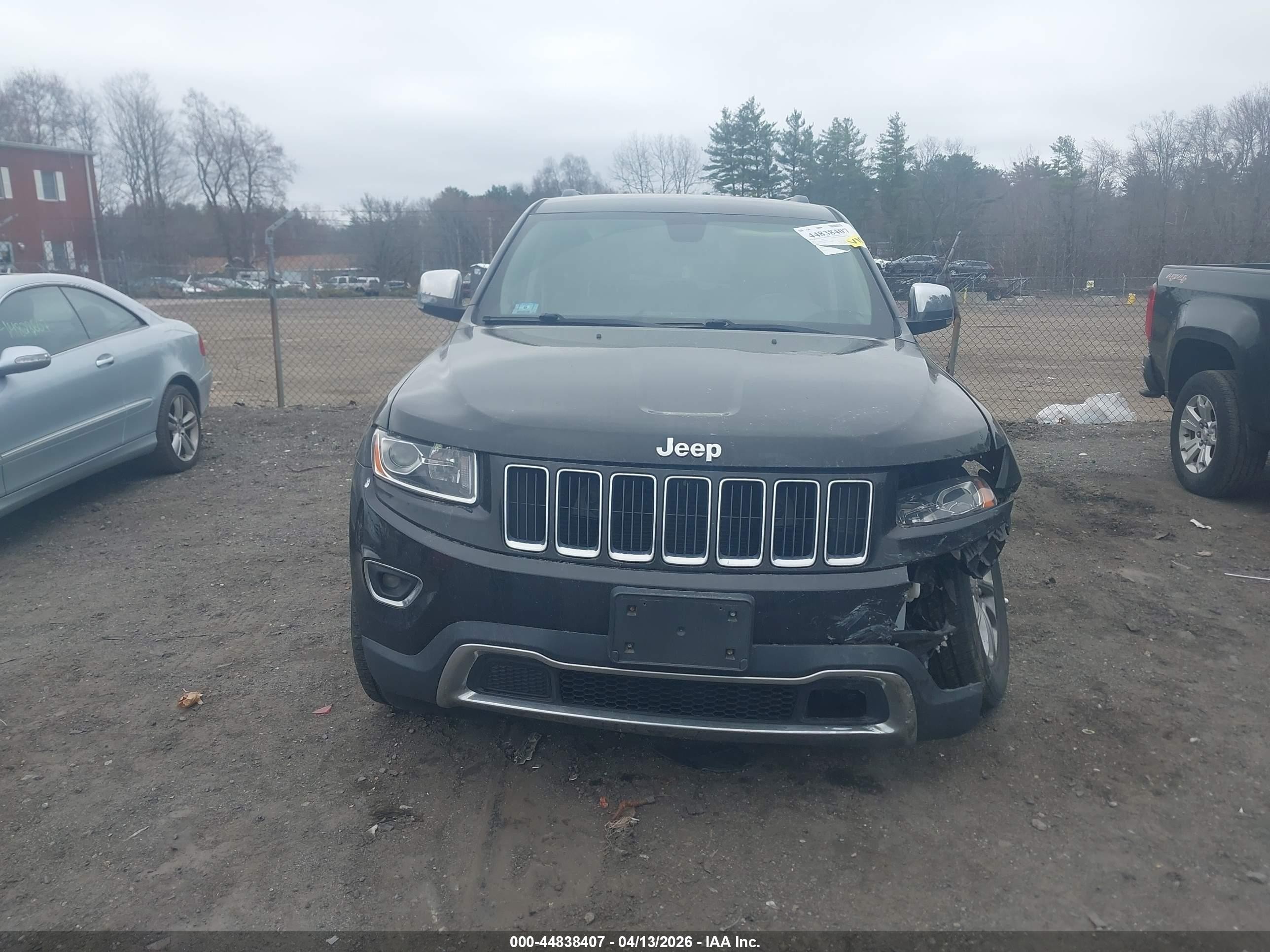 2015 Jeep Grand Cherokee Limited Black vin: 1C4RJFBG8FC905482