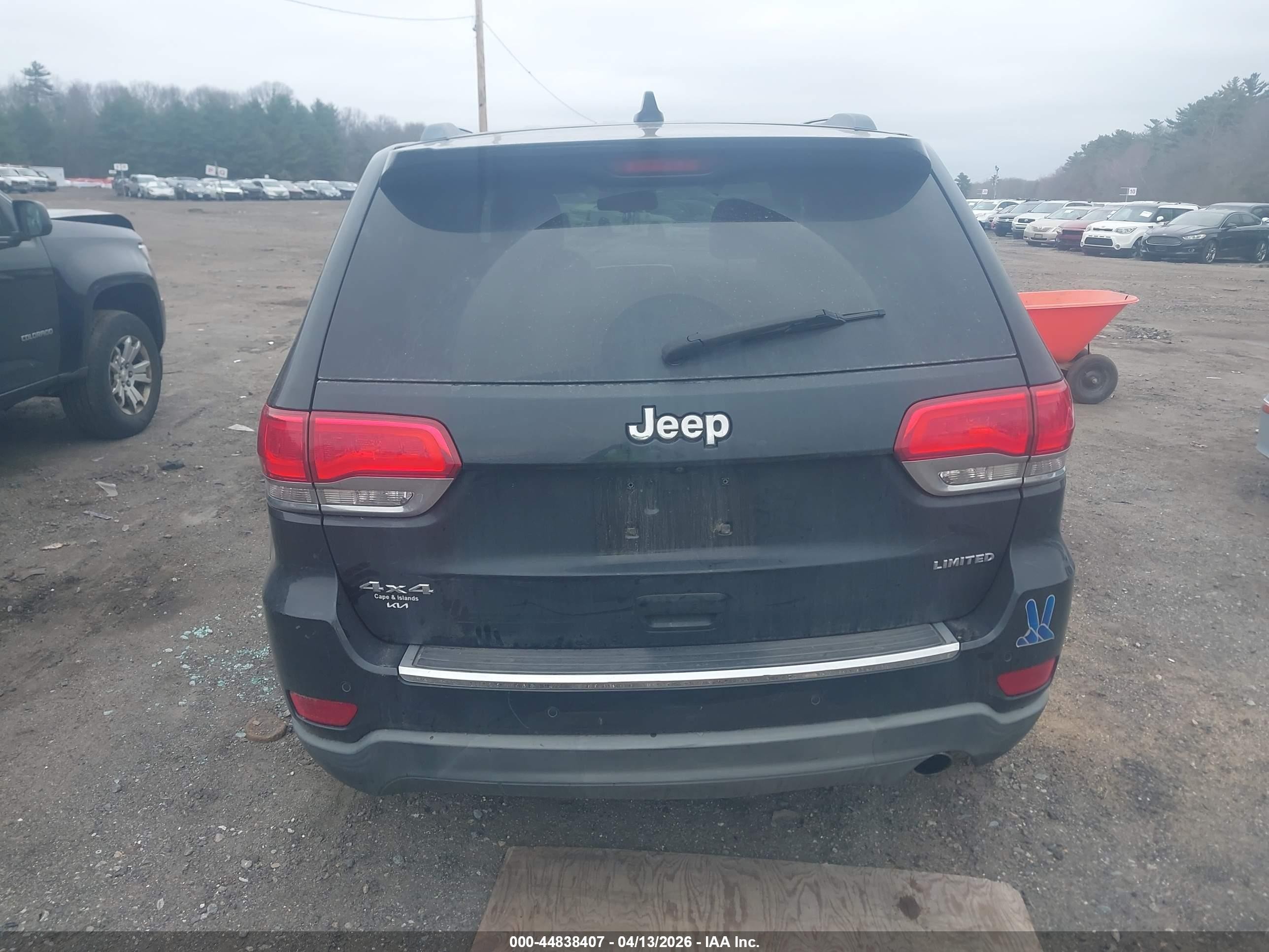 2015 Jeep Grand Cherokee Limited Black vin: 1C4RJFBG8FC905482