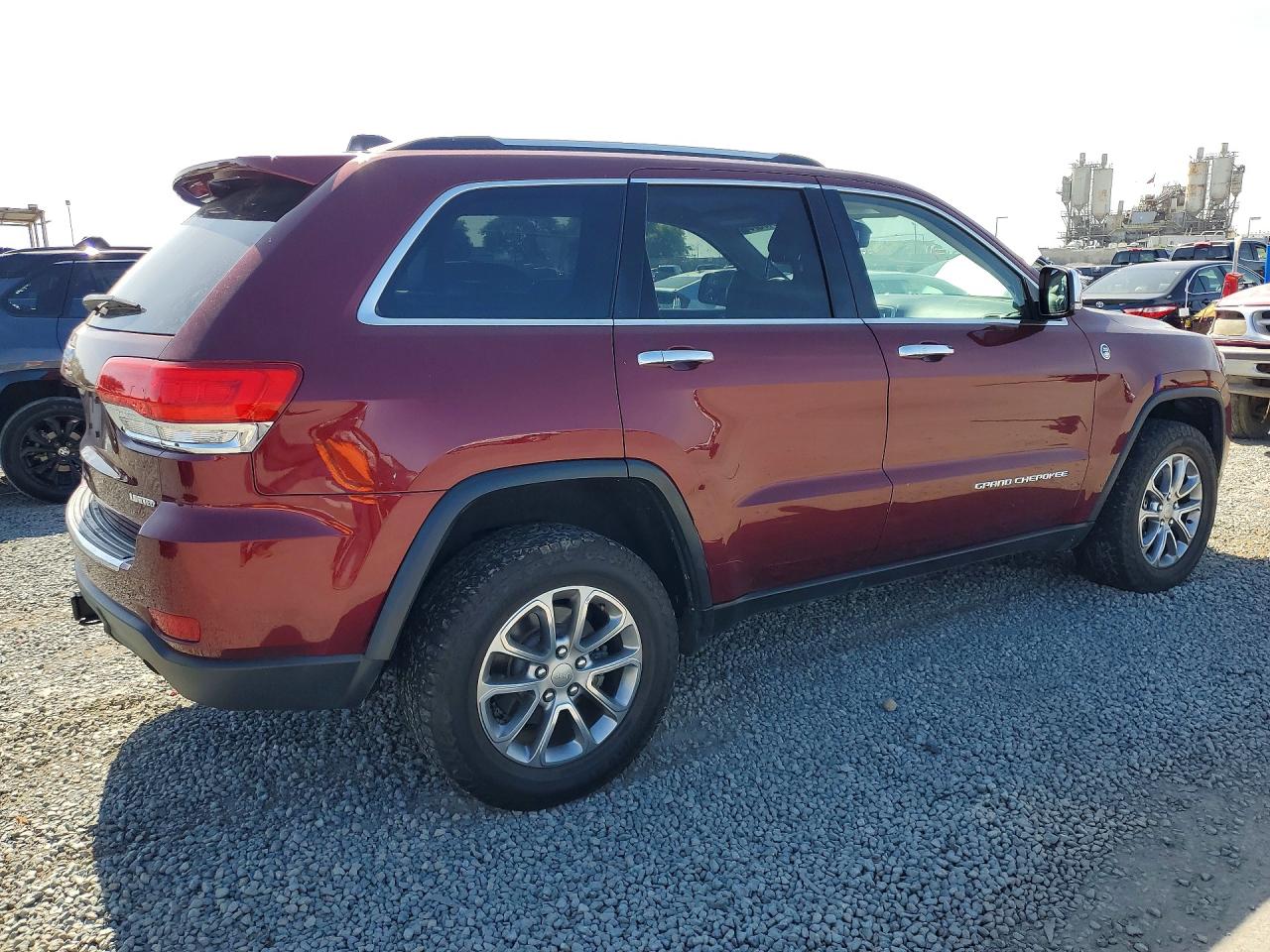 2016 Jeep Grand Cherokee Limited Burgundy vin: 1C4RJFBG8GC394325
