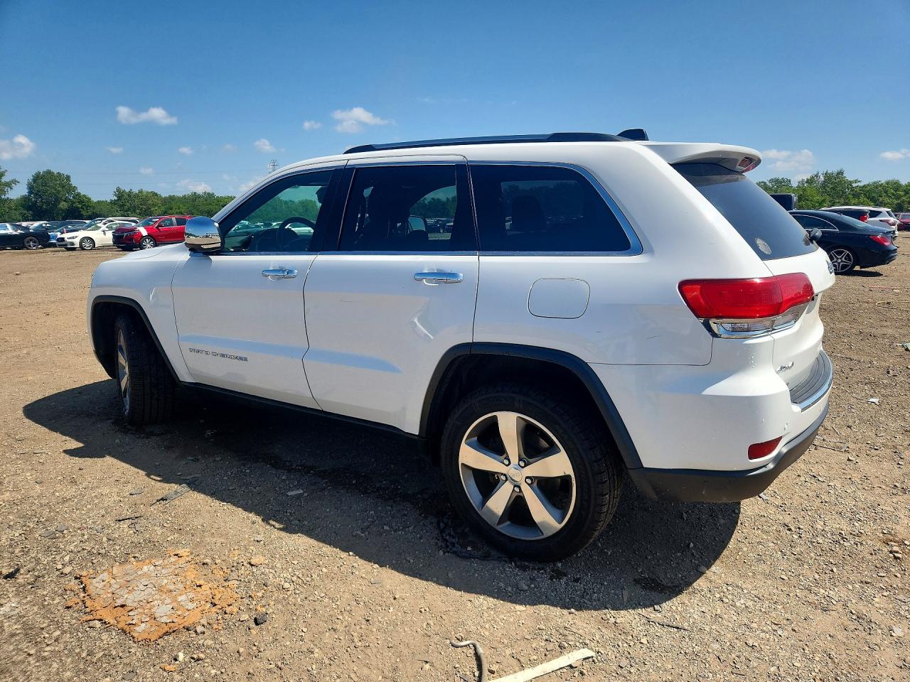 2016 Jeep Grand Cherokee Limited White vin: 1C4RJFBG8GC492349