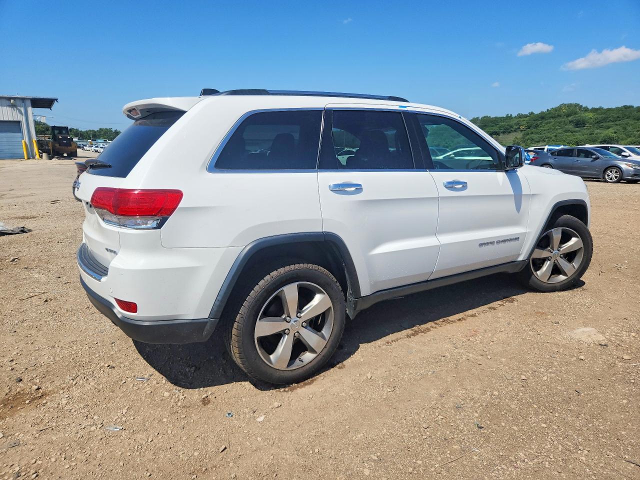2016 Jeep Grand Cherokee Limited White vin: 1C4RJFBG8GC492349