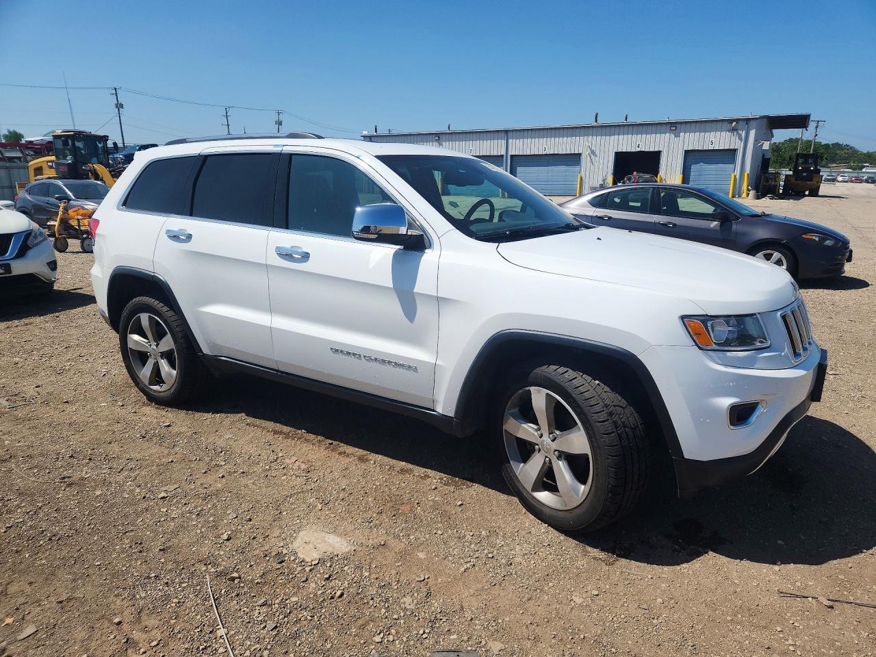 2016 Jeep Grand Cherokee Limited White vin: 1C4RJFBG8GC492349