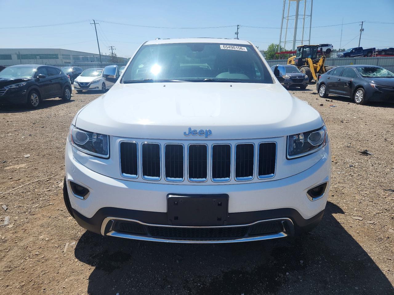 2016 Jeep Grand Cherokee Limited White vin: 1C4RJFBG8GC492349