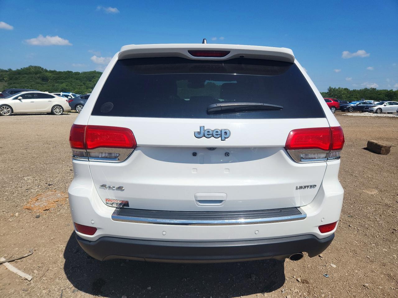 2016 Jeep Grand Cherokee Limited White vin: 1C4RJFBG8GC492349