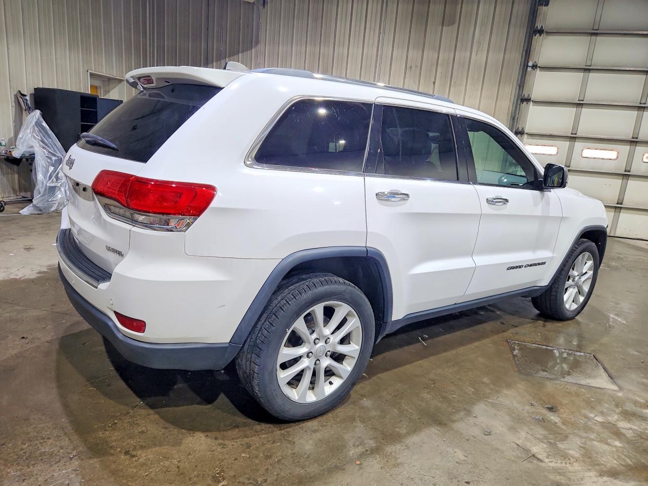 2017 Jeep Grand Cherokee Limited White vin: 1C4RJFBG8HC954653