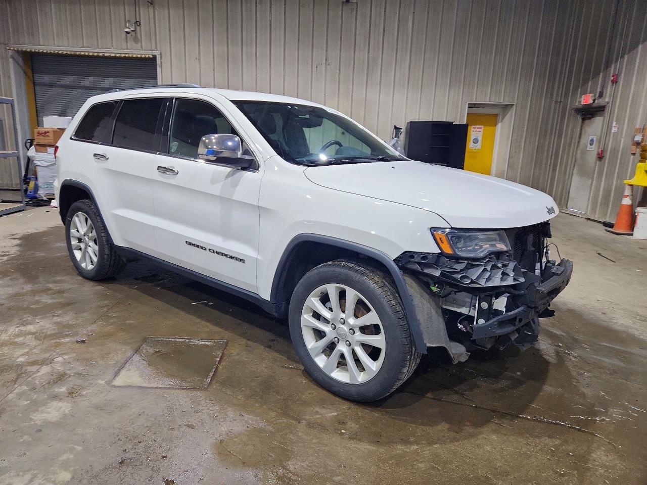 2017 Jeep Grand Cherokee Limited White vin: 1C4RJFBG8HC954653