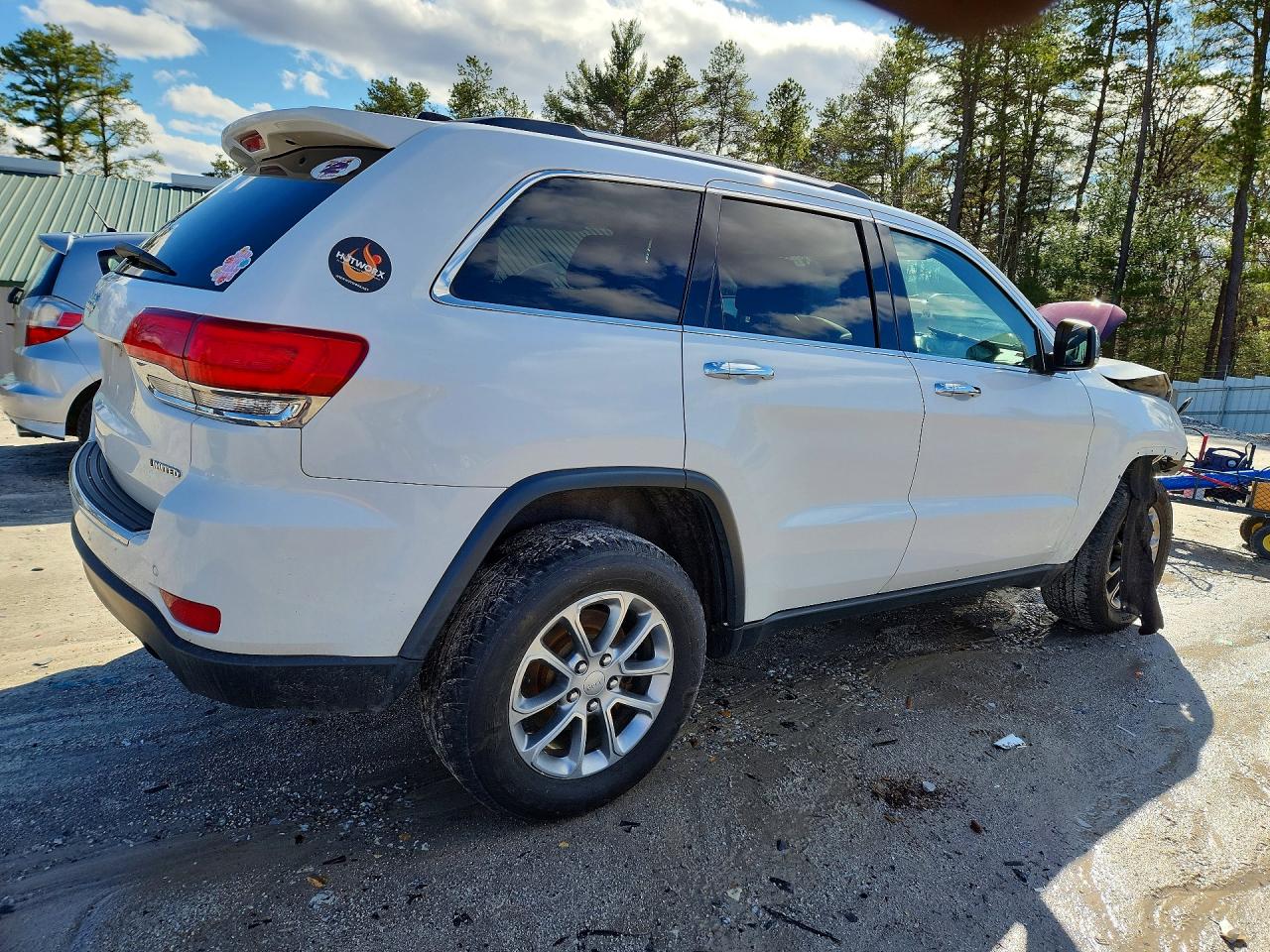 2018 Jeep Grand Cherokee Limited Белый vin: 1C4RJFBG8JC391545