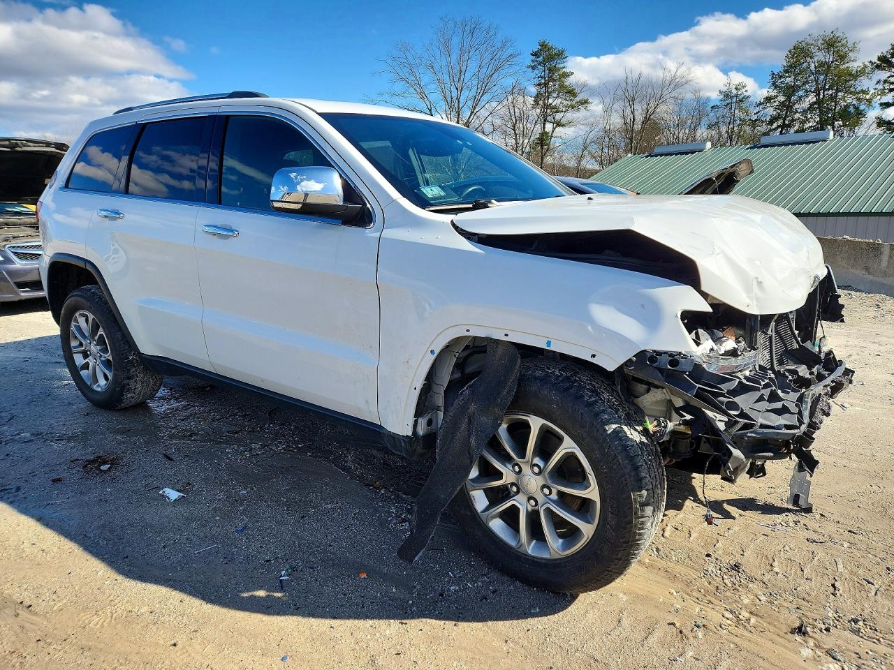 2018 Jeep Grand Cherokee Limited Белый vin: 1C4RJFBG8JC391545