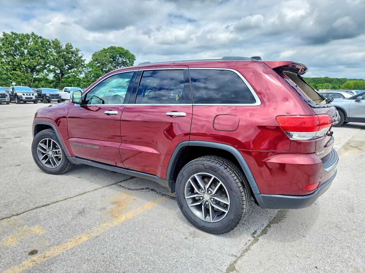 2018 Jeep Grand Cherokee Limited Красный vin: 1C4RJFBG8JC459147