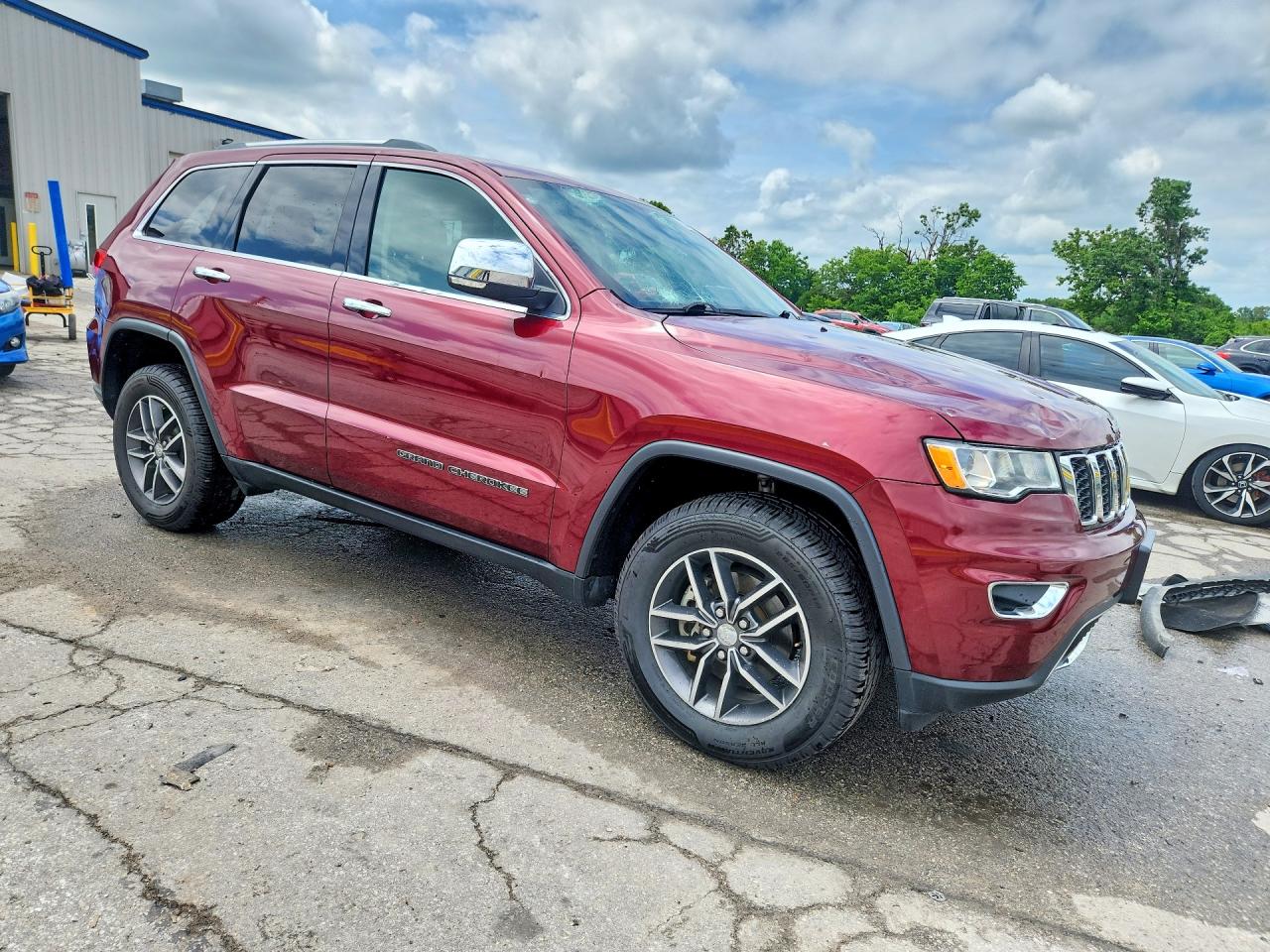 2018 Jeep Grand Cherokee Limited Красный vin: 1C4RJFBG8JC459147