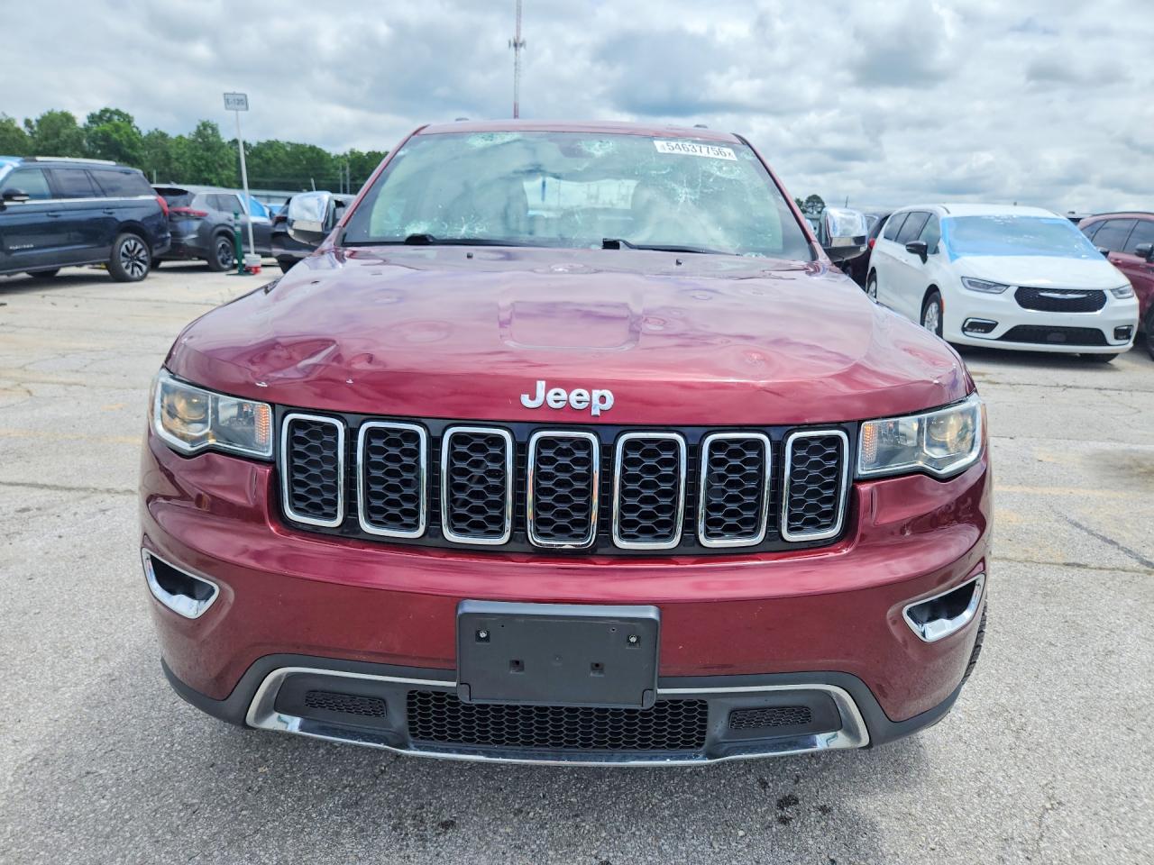 2018 Jeep Grand Cherokee Limited Красный vin: 1C4RJFBG8JC459147