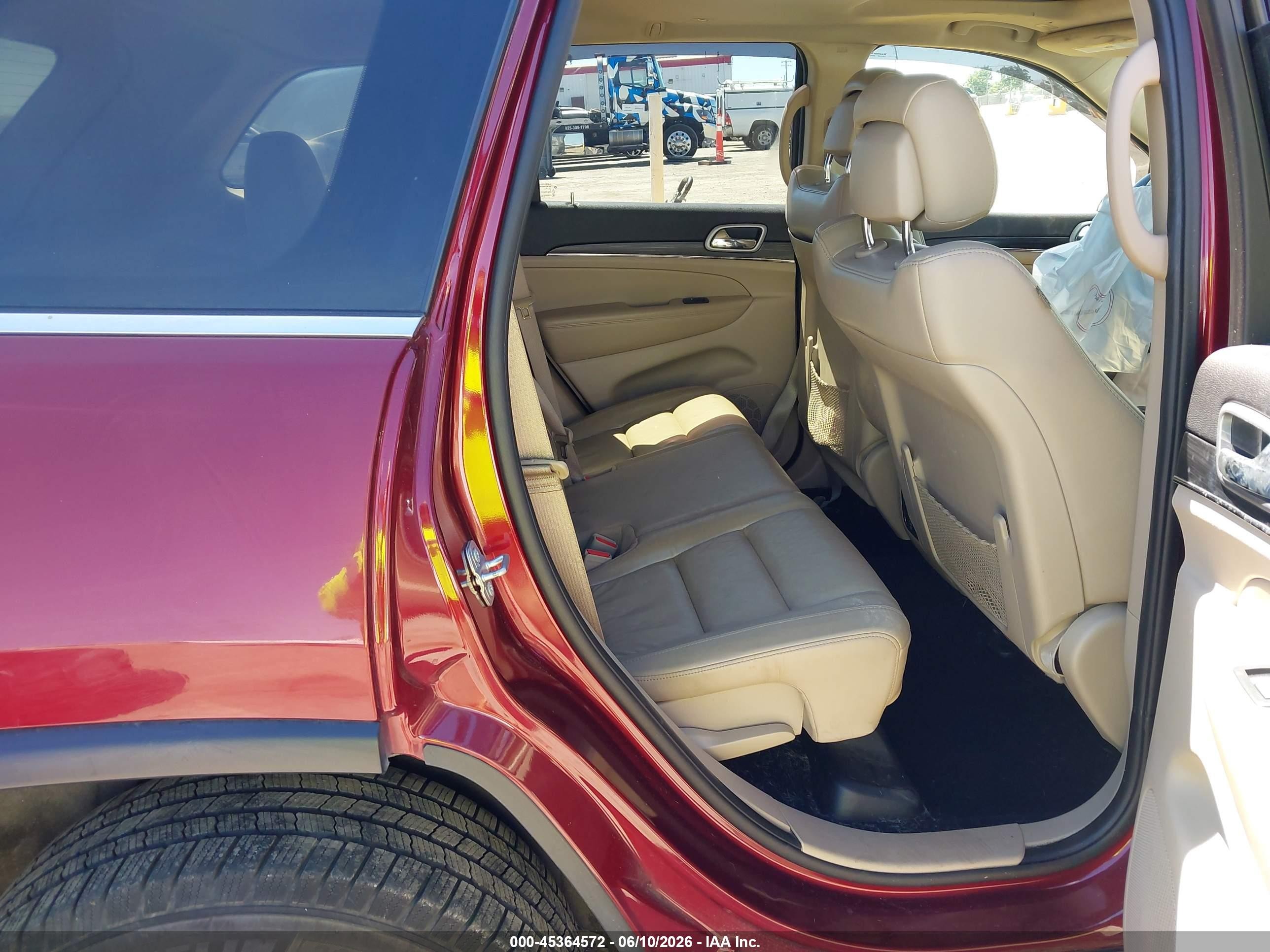 2020 Jeep Grand Cherokee Limited 4x4 Red vin: 1C4RJFBG8LC434008