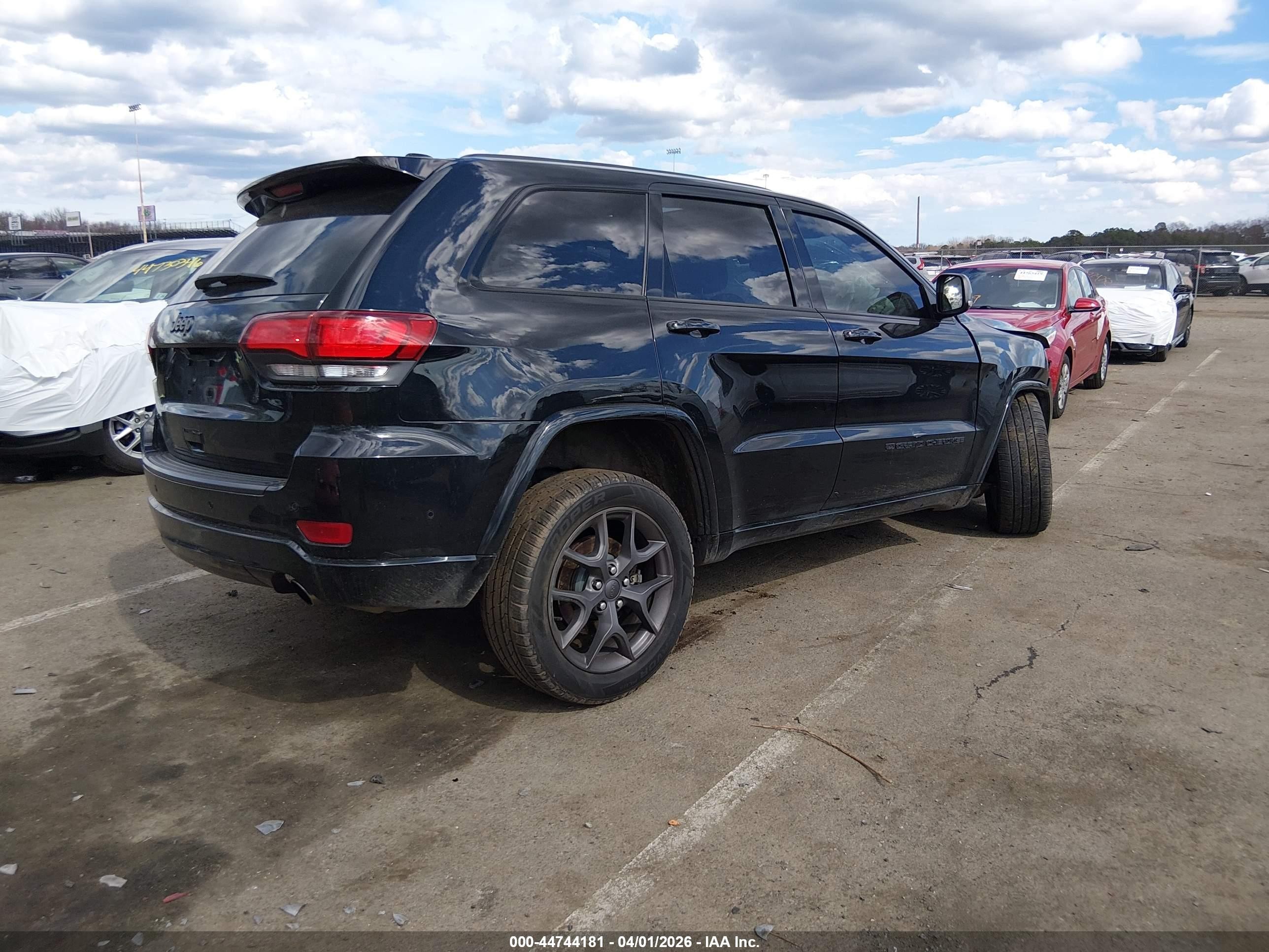 2021 Jeep Grand Cherokee 80th Anniversary 4x4 Black vin: 1C4RJFBG8MC770081