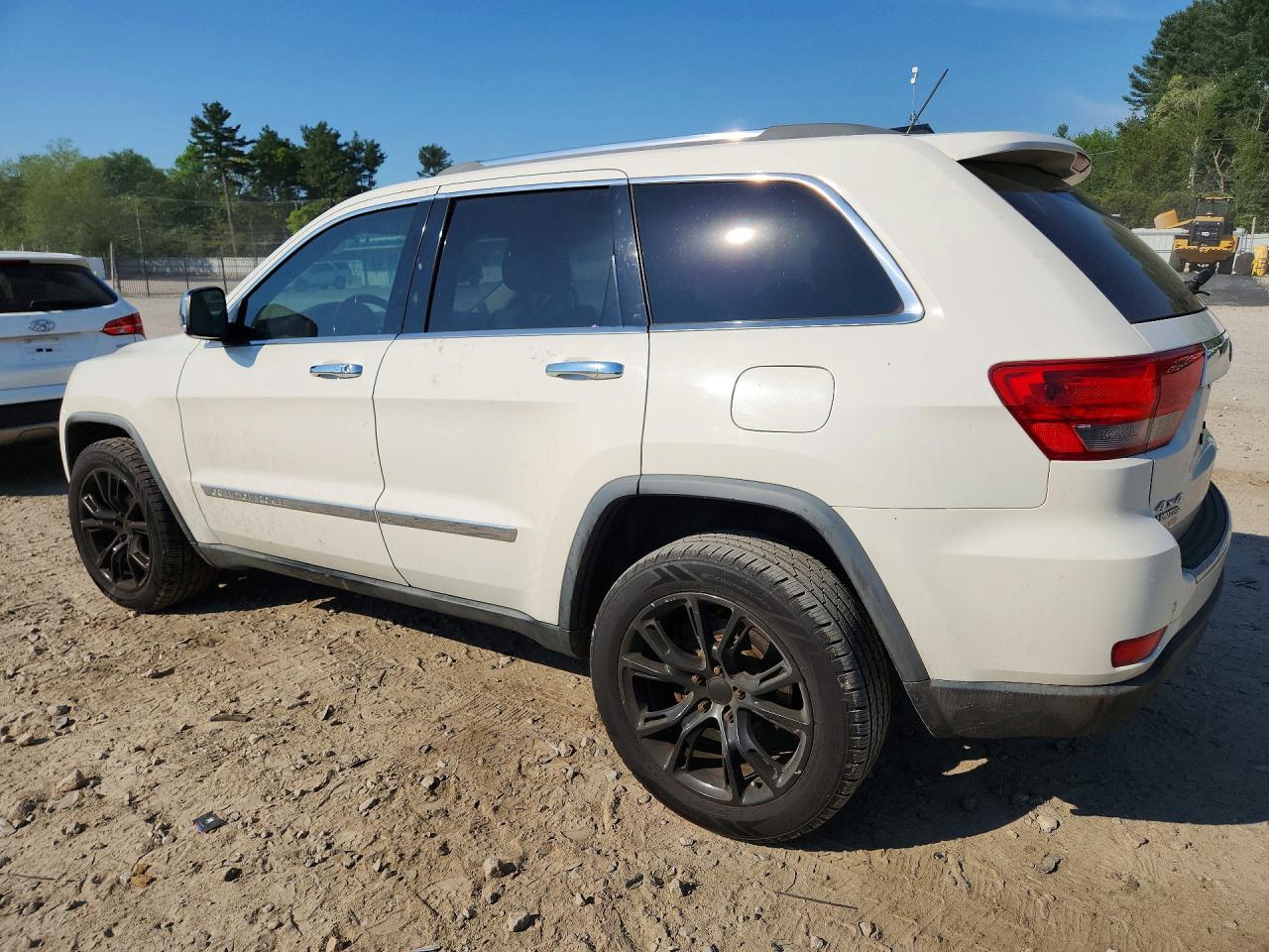 2012 Jeep Grand Cherokee Limited White vin: 1C4RJFBG9CC180101