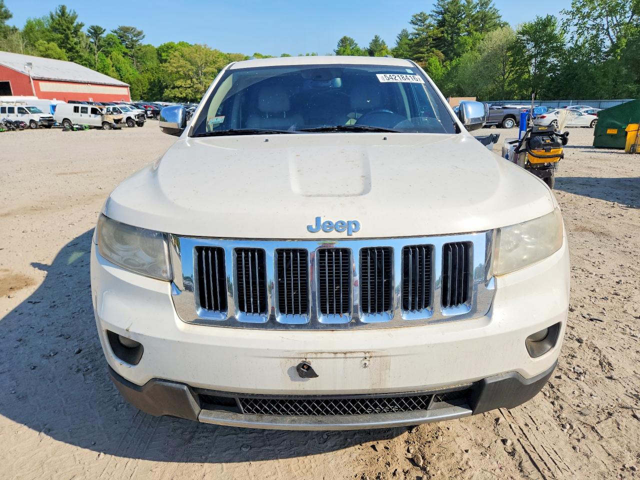 2012 Jeep Grand Cherokee Limited White vin: 1C4RJFBG9CC180101