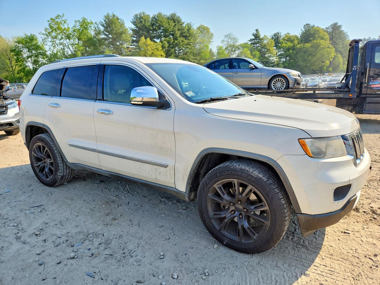2012 Jeep Grand Cherokee Limited White vin: 1C4RJFBG9CC180101