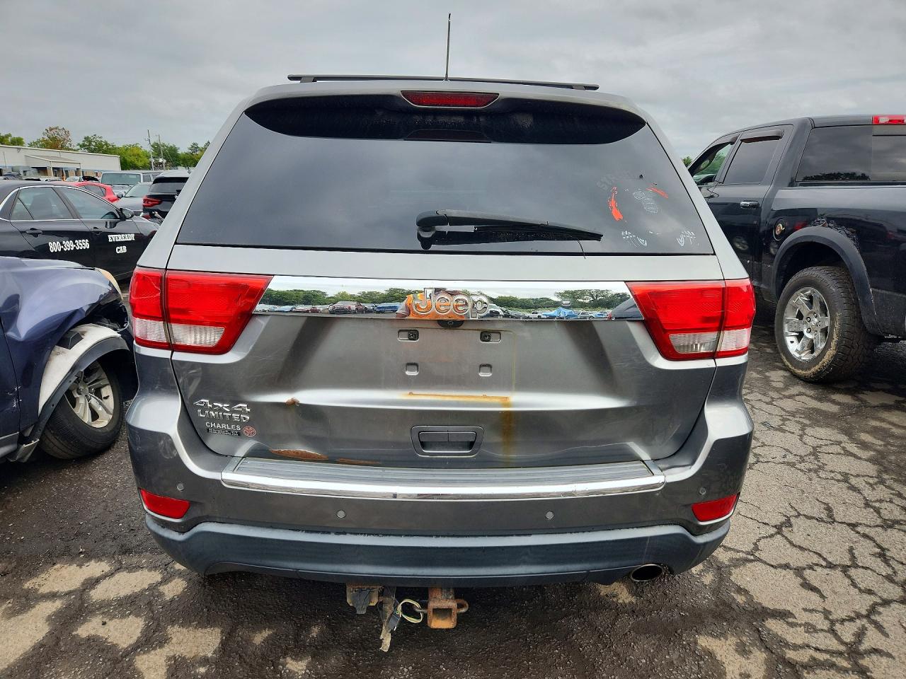 2012 Jeep Grand Cherokee Limited Серый vin: 1C4RJFBG9CC272762