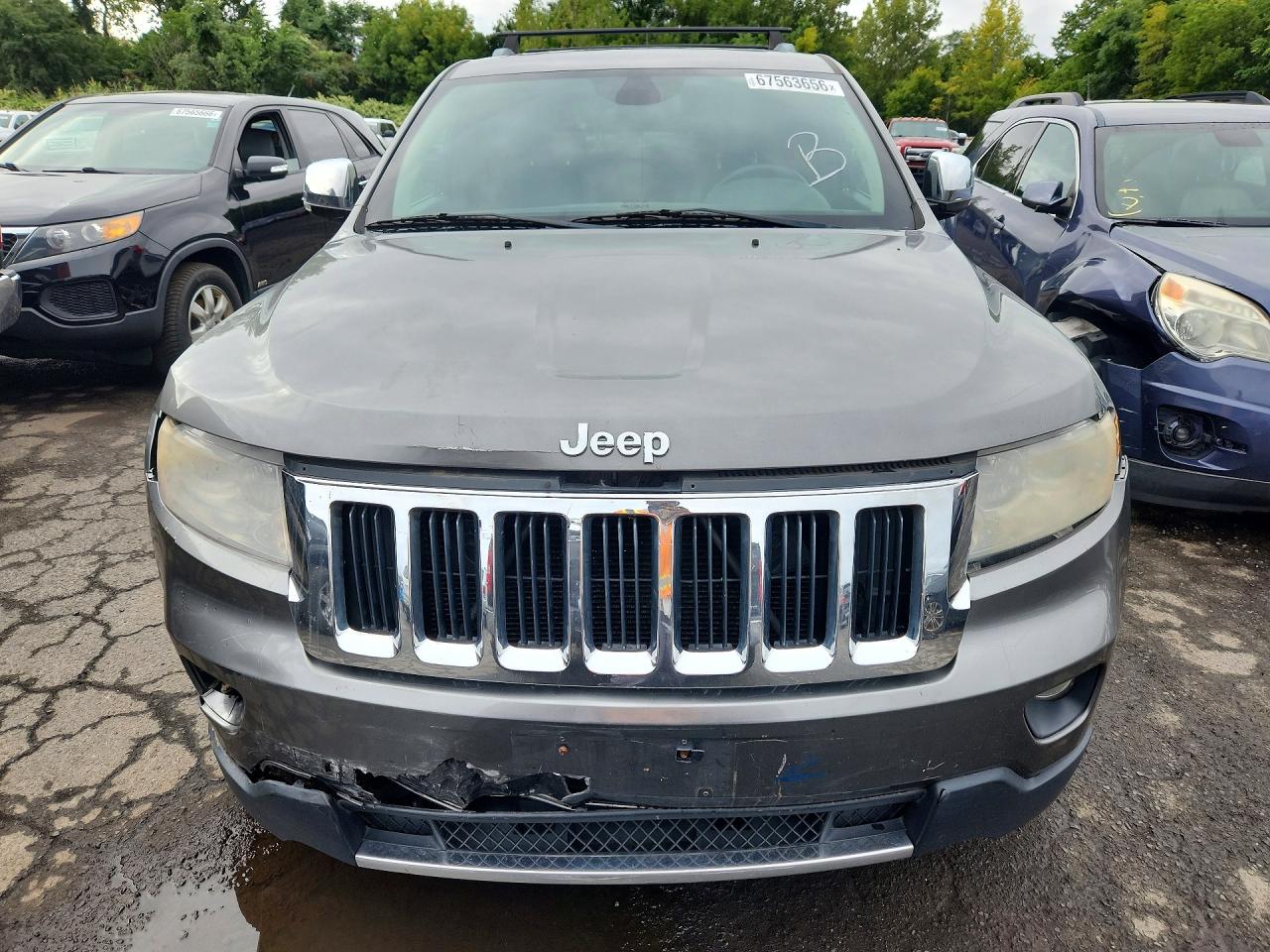 2012 Jeep Grand Cherokee Limited Серый vin: 1C4RJFBG9CC272762