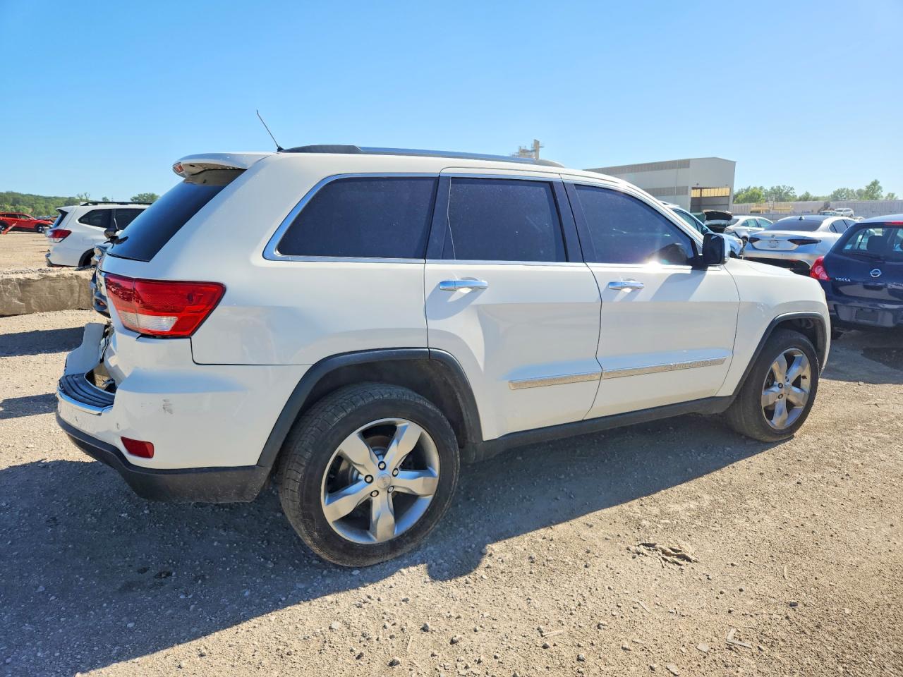 2012 Jeep Grand Cherokee Limited White vin: 1C4RJFBG9CC325038