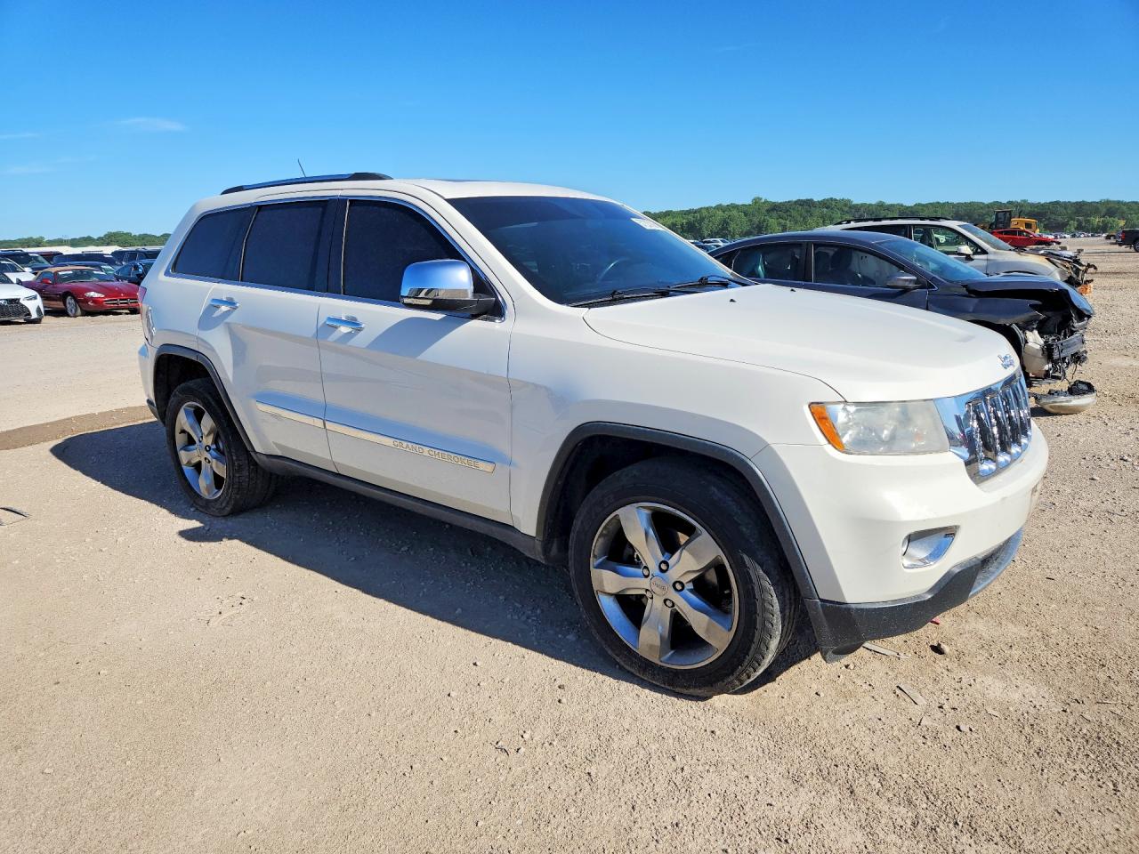 2012 Jeep Grand Cherokee Limited White vin: 1C4RJFBG9CC325038