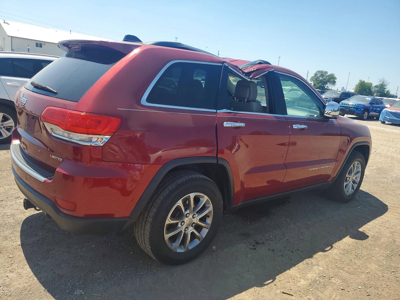 2014 Jeep Grand Cherokee Limited Maroon vin: 1C4RJFBG9EC101321