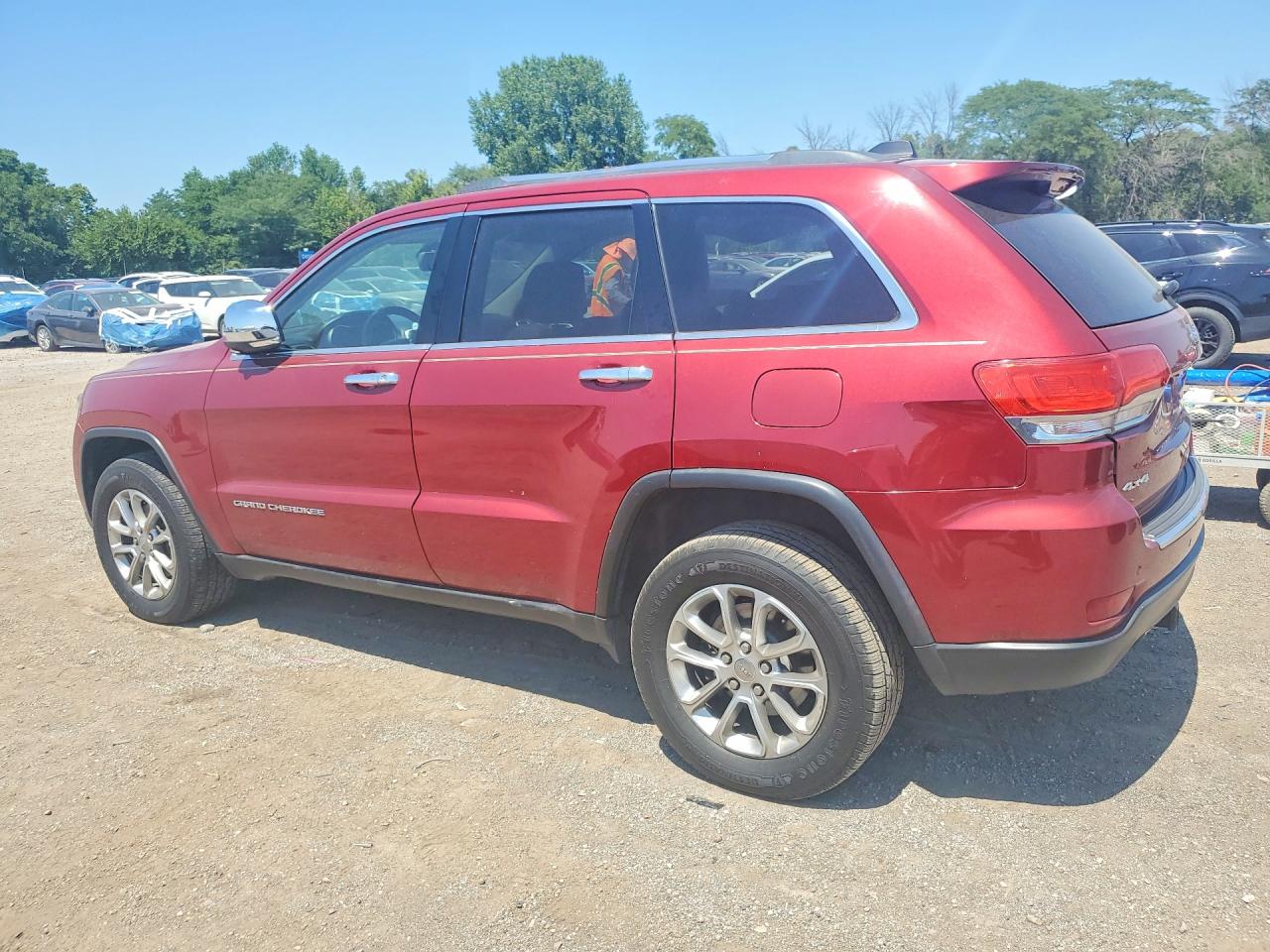 2014 Jeep Grand Cherokee Limited Maroon vin: 1C4RJFBG9EC101321