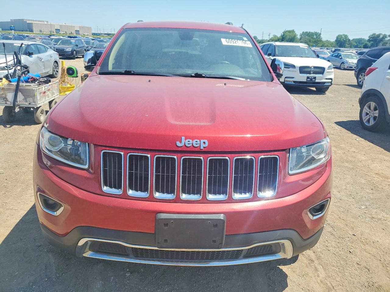 2014 Jeep Grand Cherokee Limited Maroon vin: 1C4RJFBG9EC101321