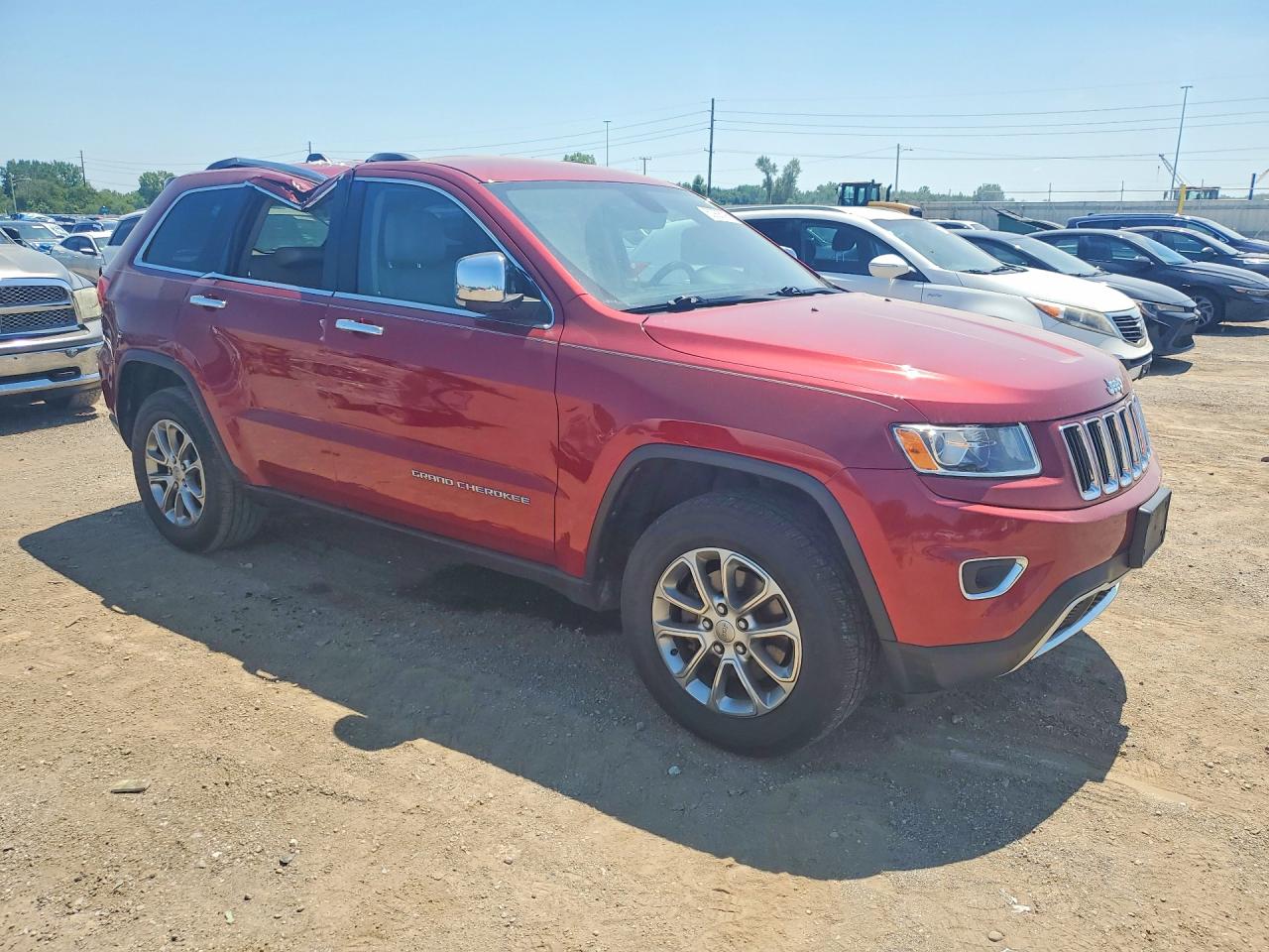 2014 Jeep Grand Cherokee Limited Maroon vin: 1C4RJFBG9EC101321