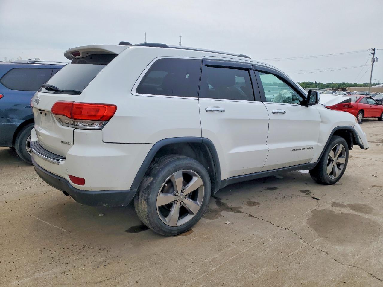 2014 Jeep Grand Cherokee Limited White vin: 1C4RJFBG9EC102601