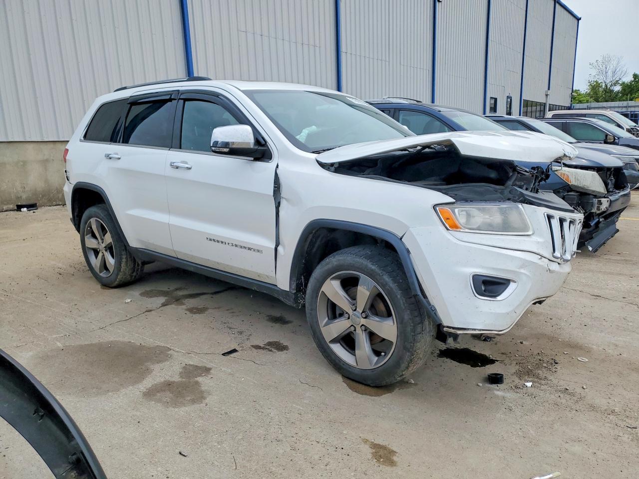 2014 Jeep Grand Cherokee Limited White vin: 1C4RJFBG9EC102601