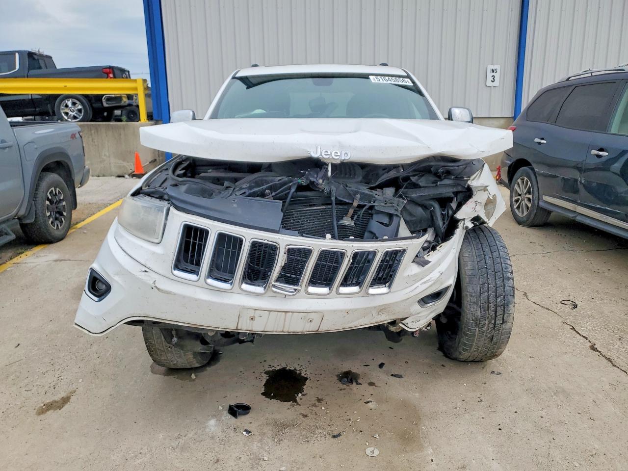 2014 Jeep Grand Cherokee Limited White vin: 1C4RJFBG9EC102601