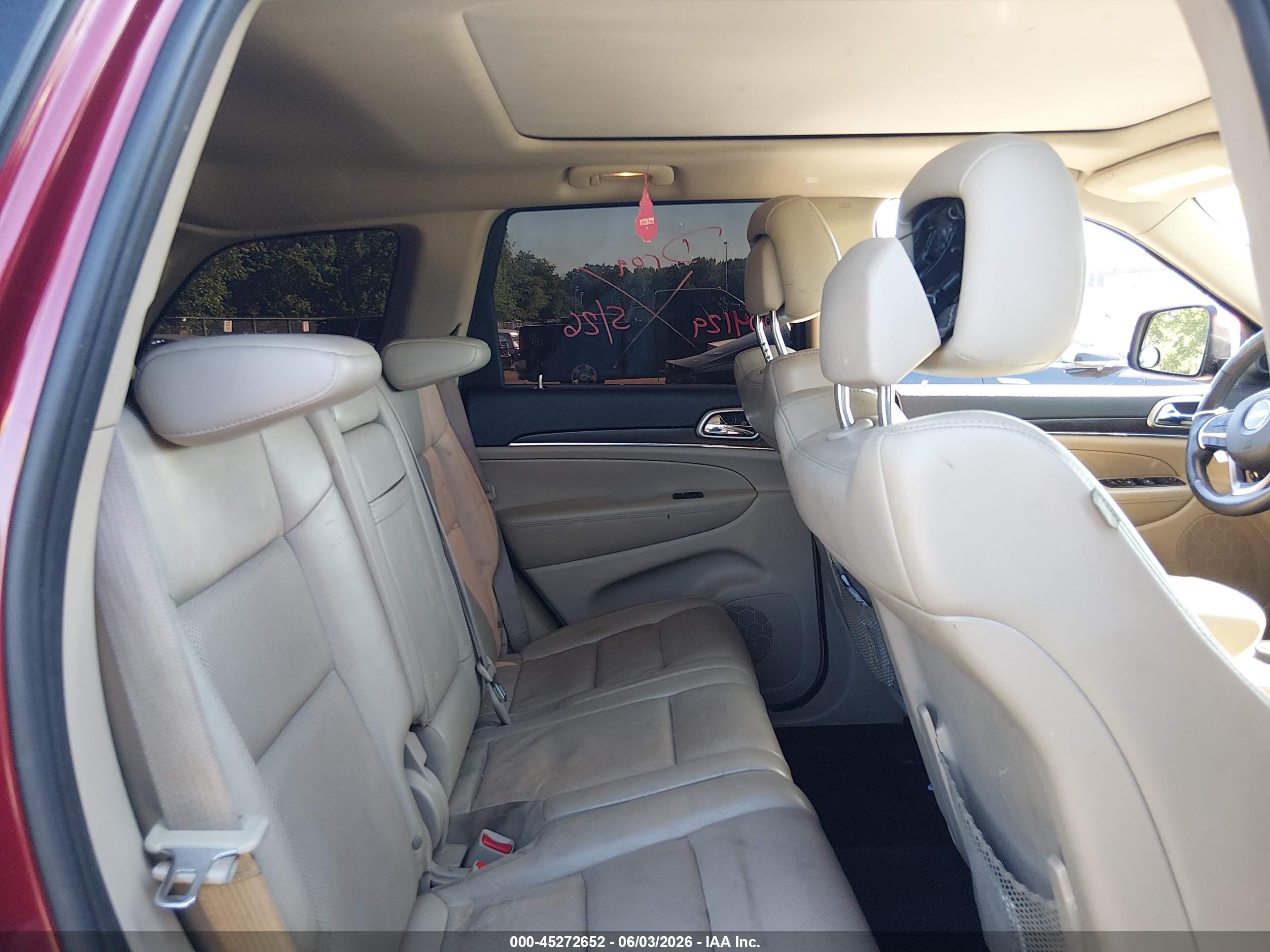 2014 Jeep Grand Cherokee Limited Красный vin: 1C4RJFBG9EC173409