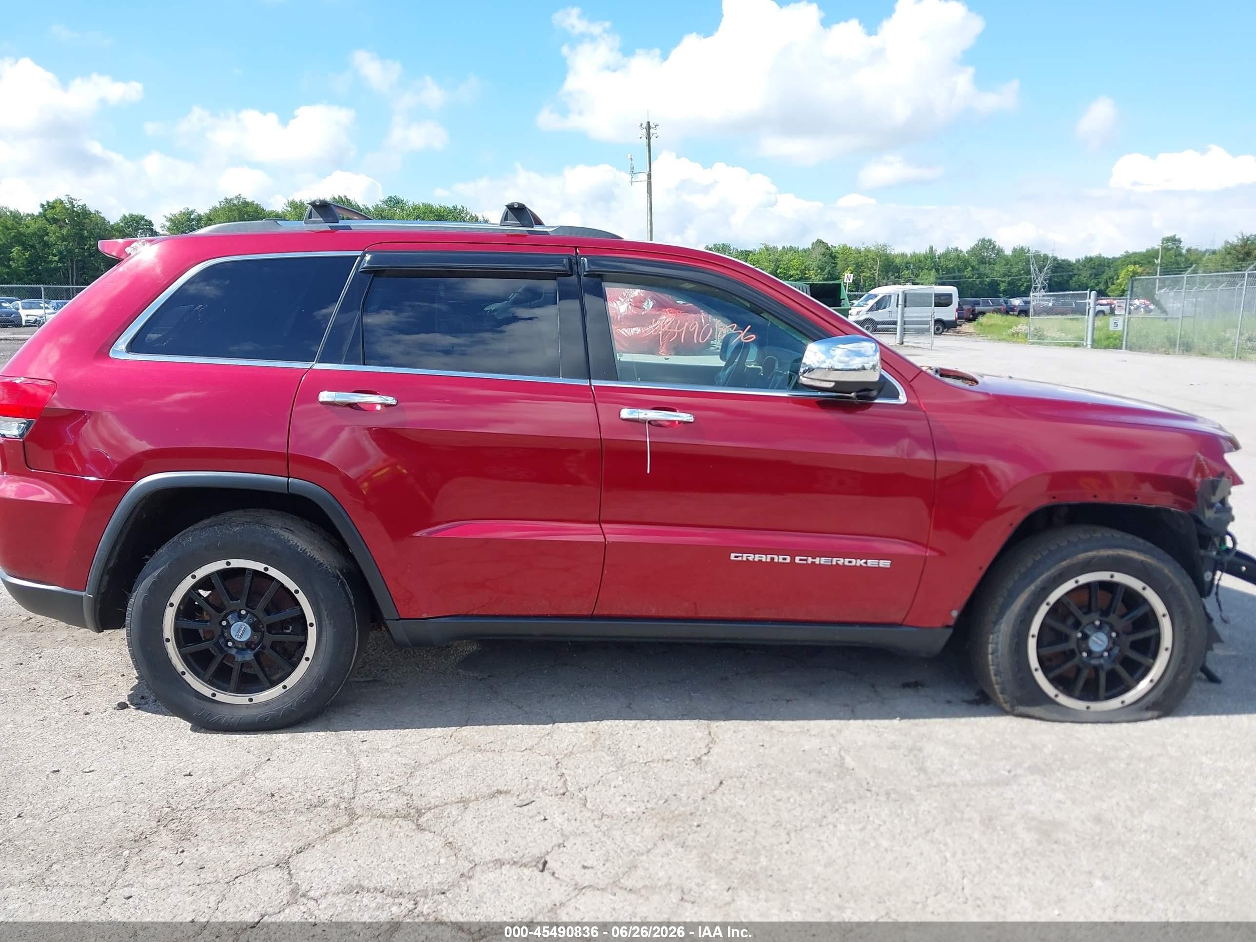 2014 Jeep Grand Cherokee Limited Red vin: 1C4RJFBG9EC187536