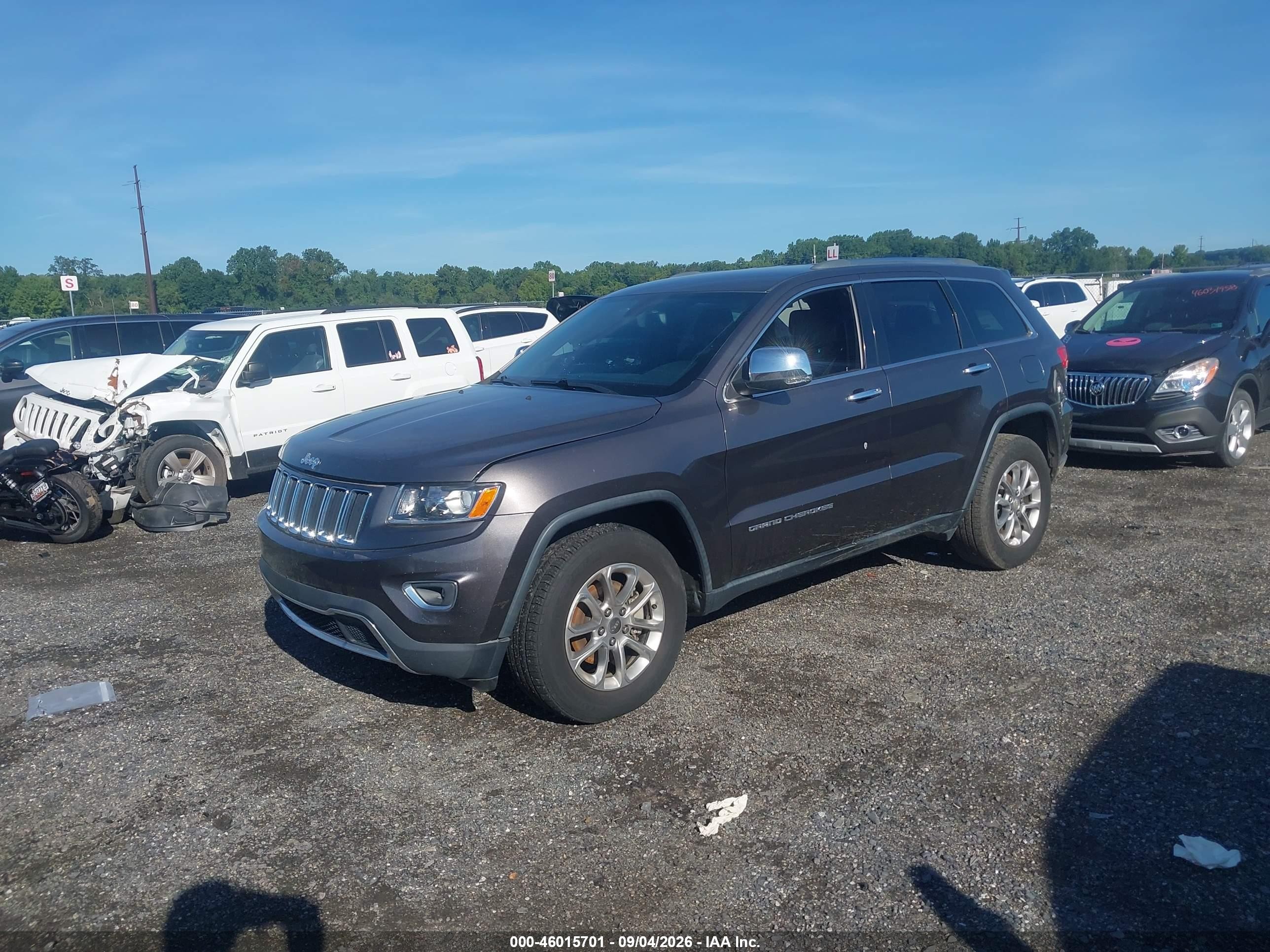 2014 Jeep Grand Cherokee Limited Gray vin: 1C4RJFBG9EC188833