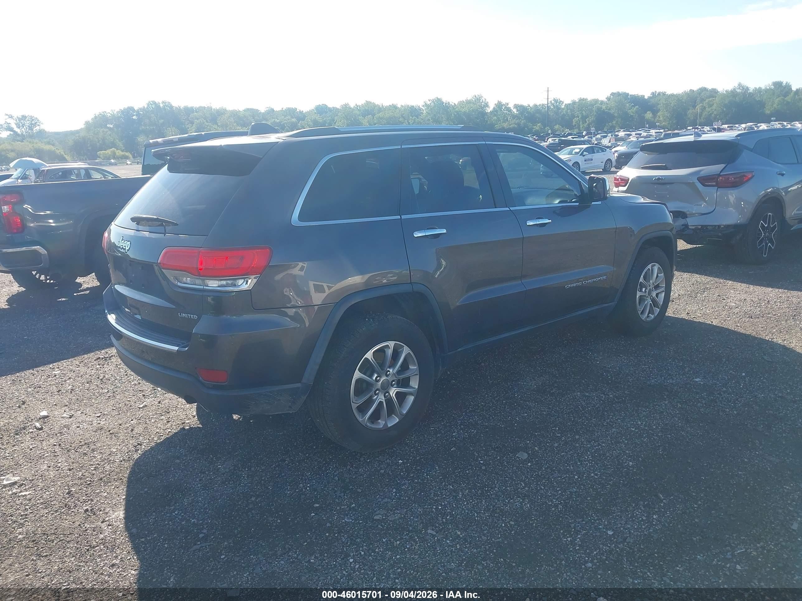 2014 Jeep Grand Cherokee Limited Gray vin: 1C4RJFBG9EC188833