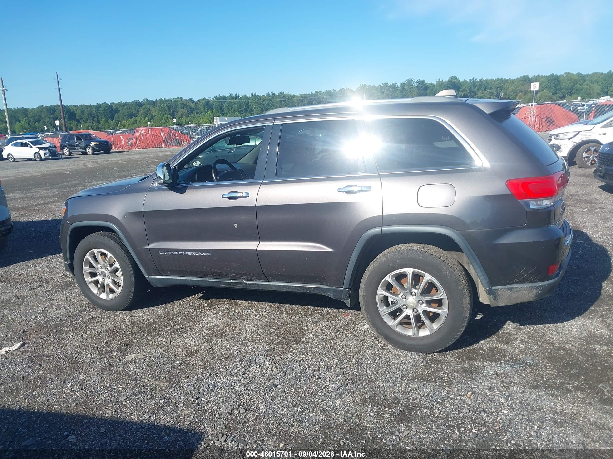 2014 Jeep Grand Cherokee Limited Gray vin: 1C4RJFBG9EC188833