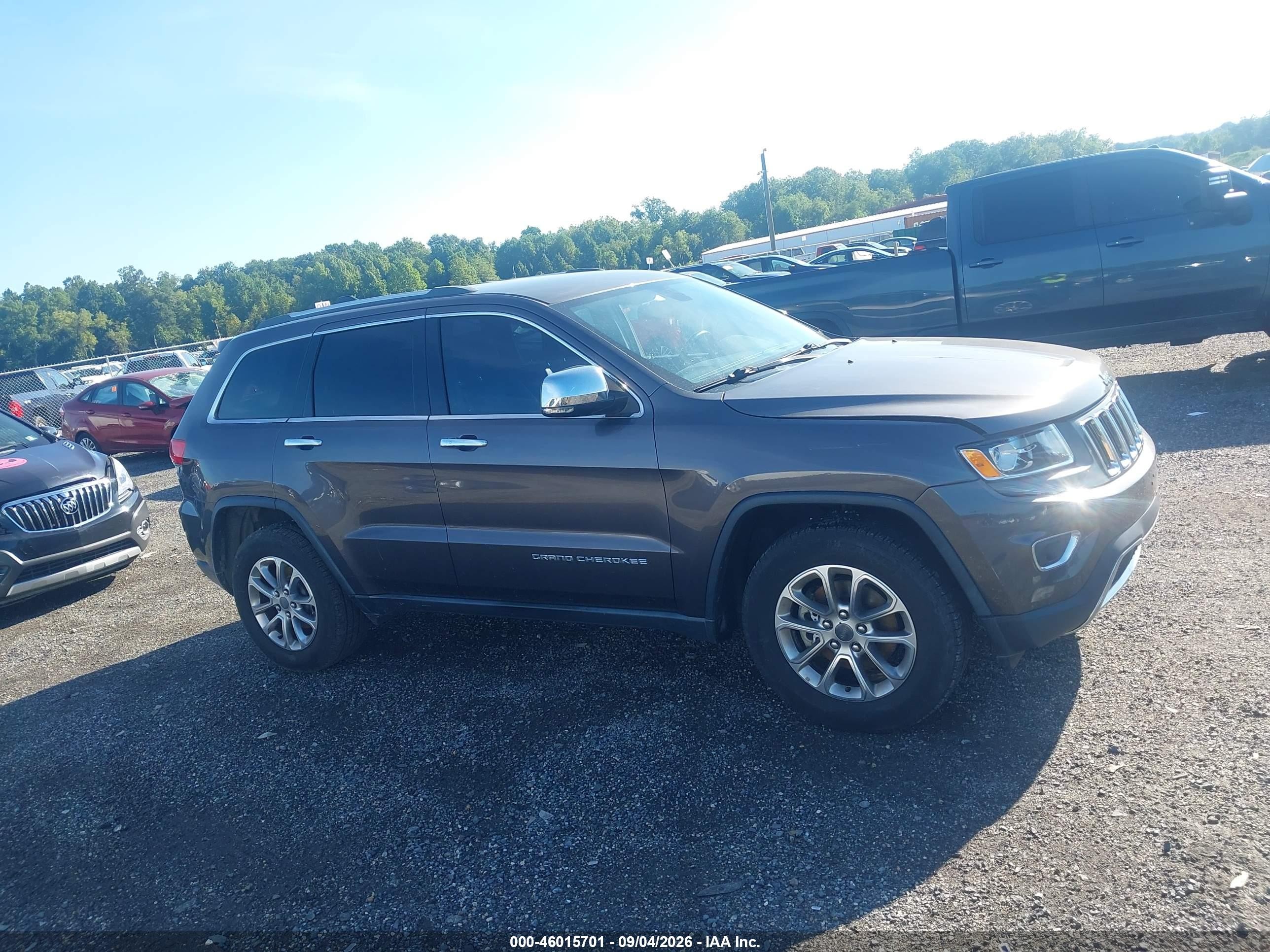 2014 Jeep Grand Cherokee Limited Gray vin: 1C4RJFBG9EC188833